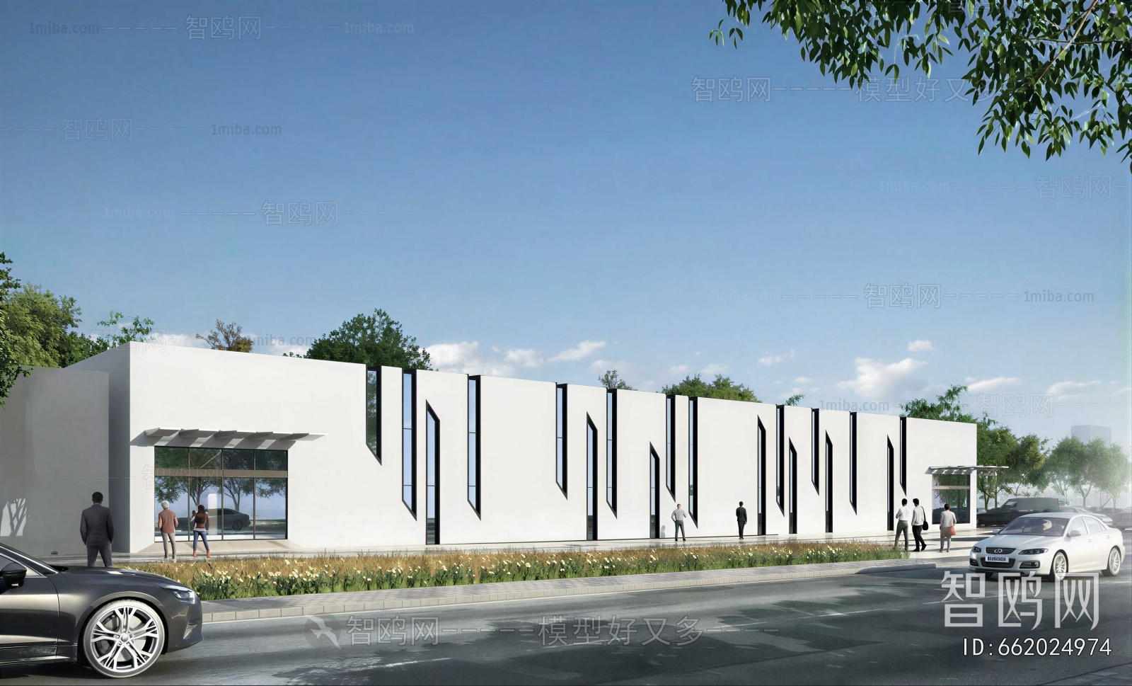 Modern Appearance Of Commercial Building