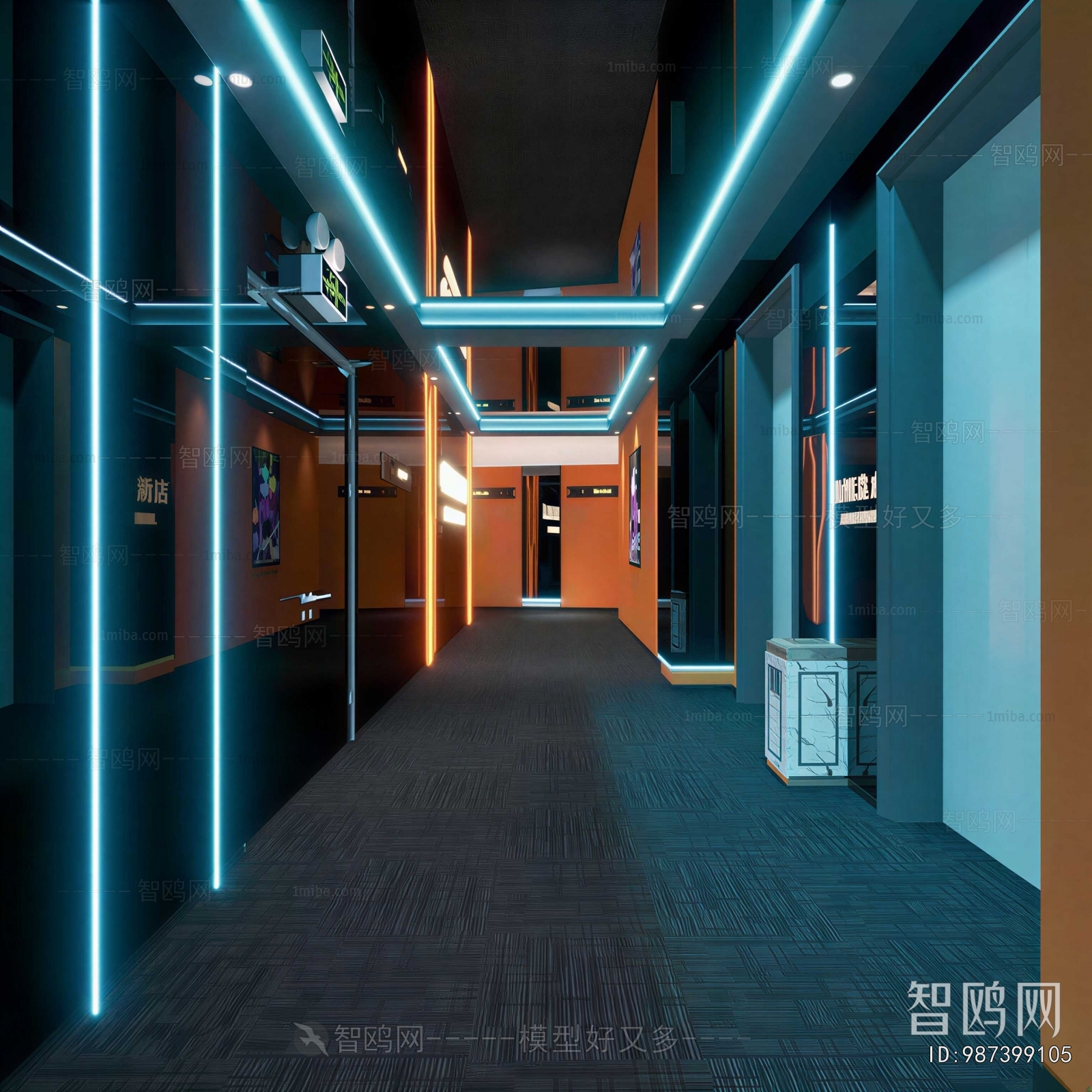 Modern Corridor Elevator Hall