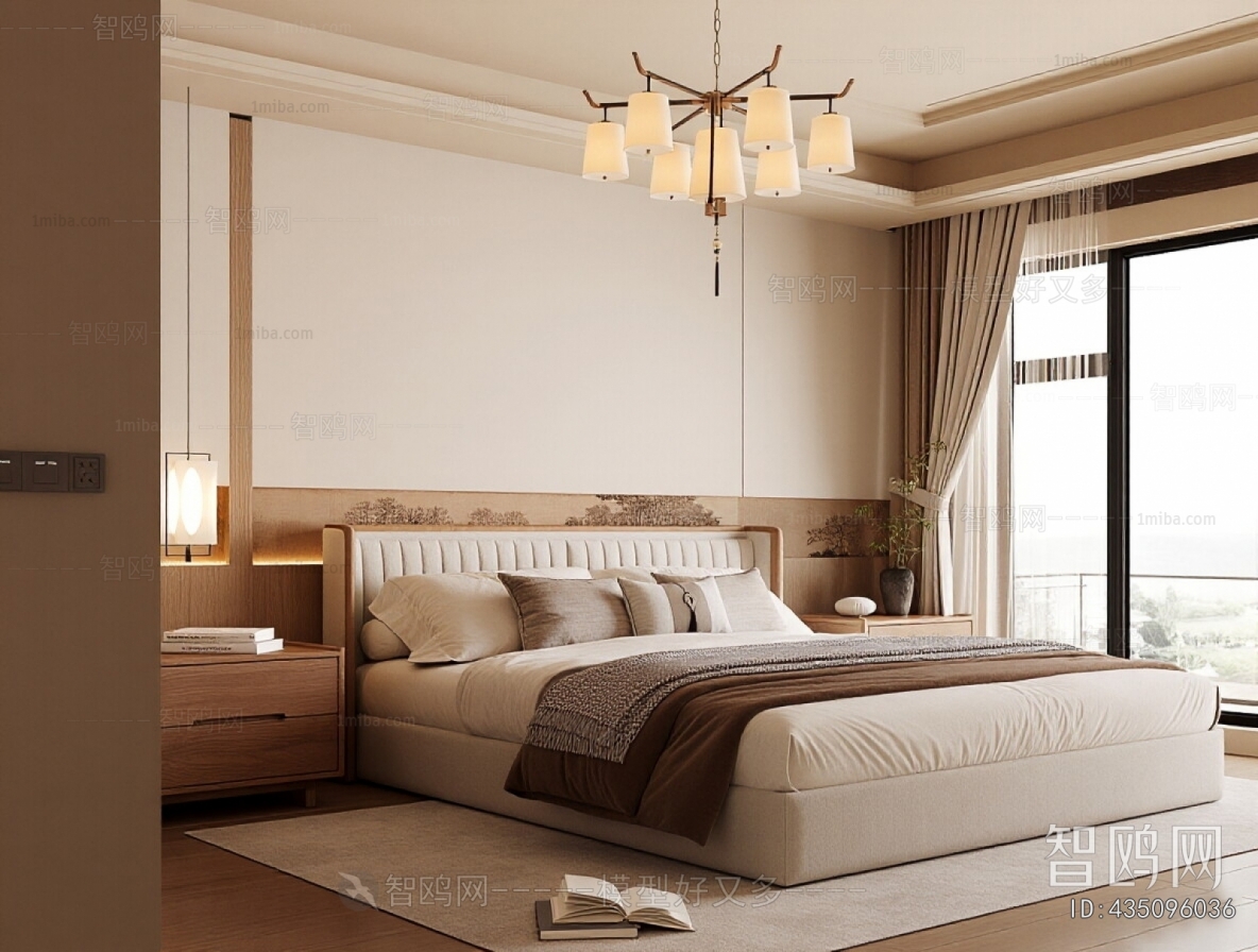 New Chinese Style Bedroom