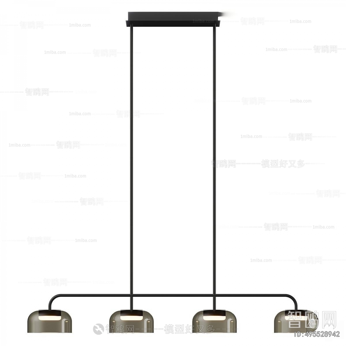 Modern Long Chandelier