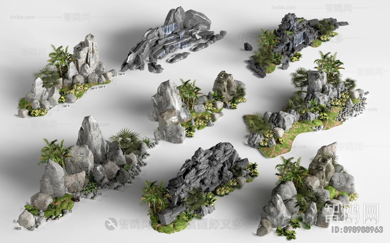 Modern Rockery Waterscape