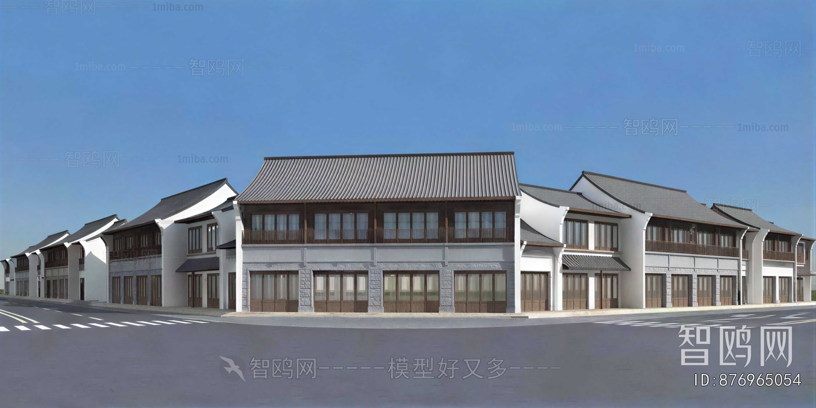 New Chinese Style Commercial Street