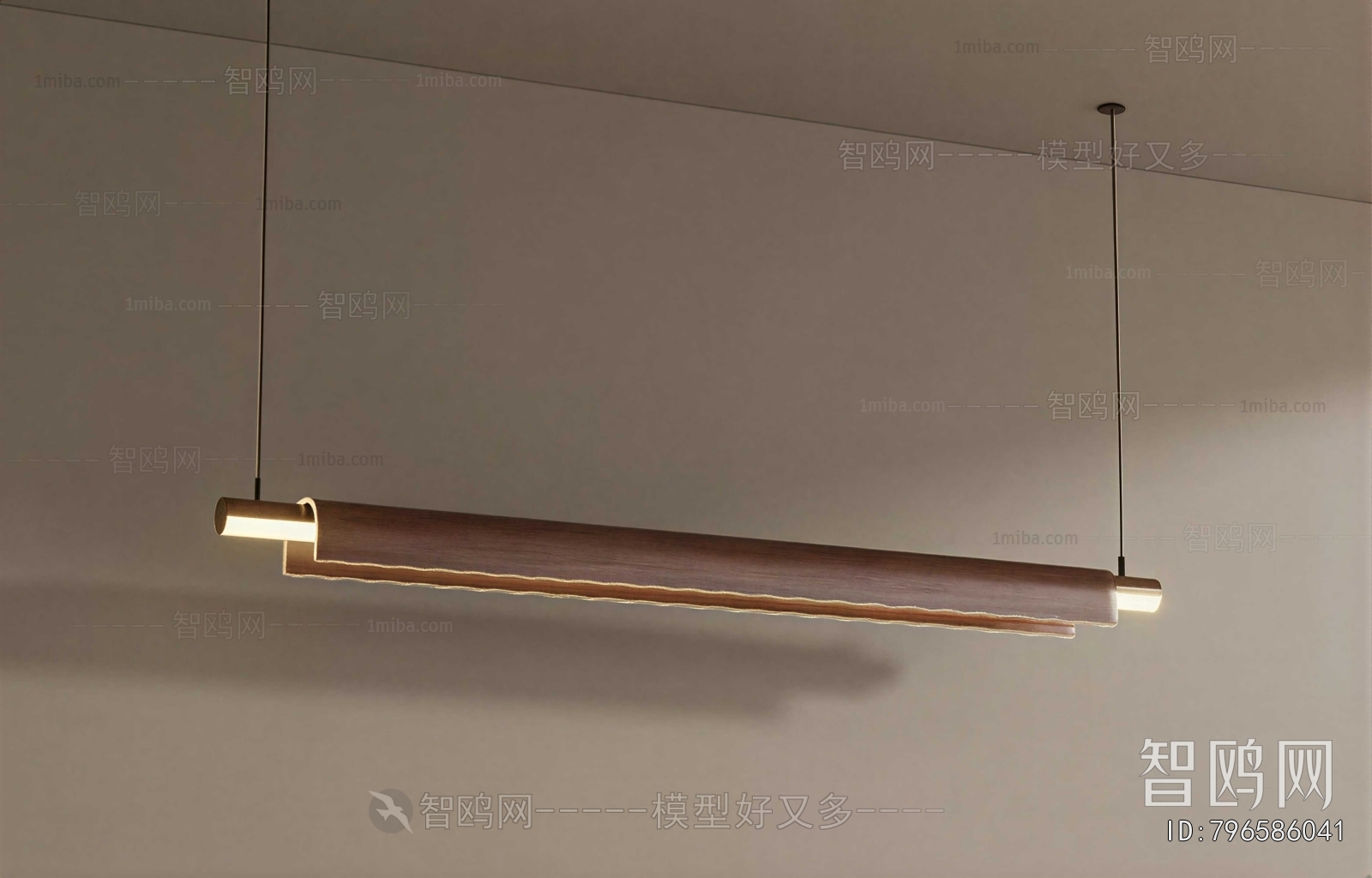 Modern Long Chandelier