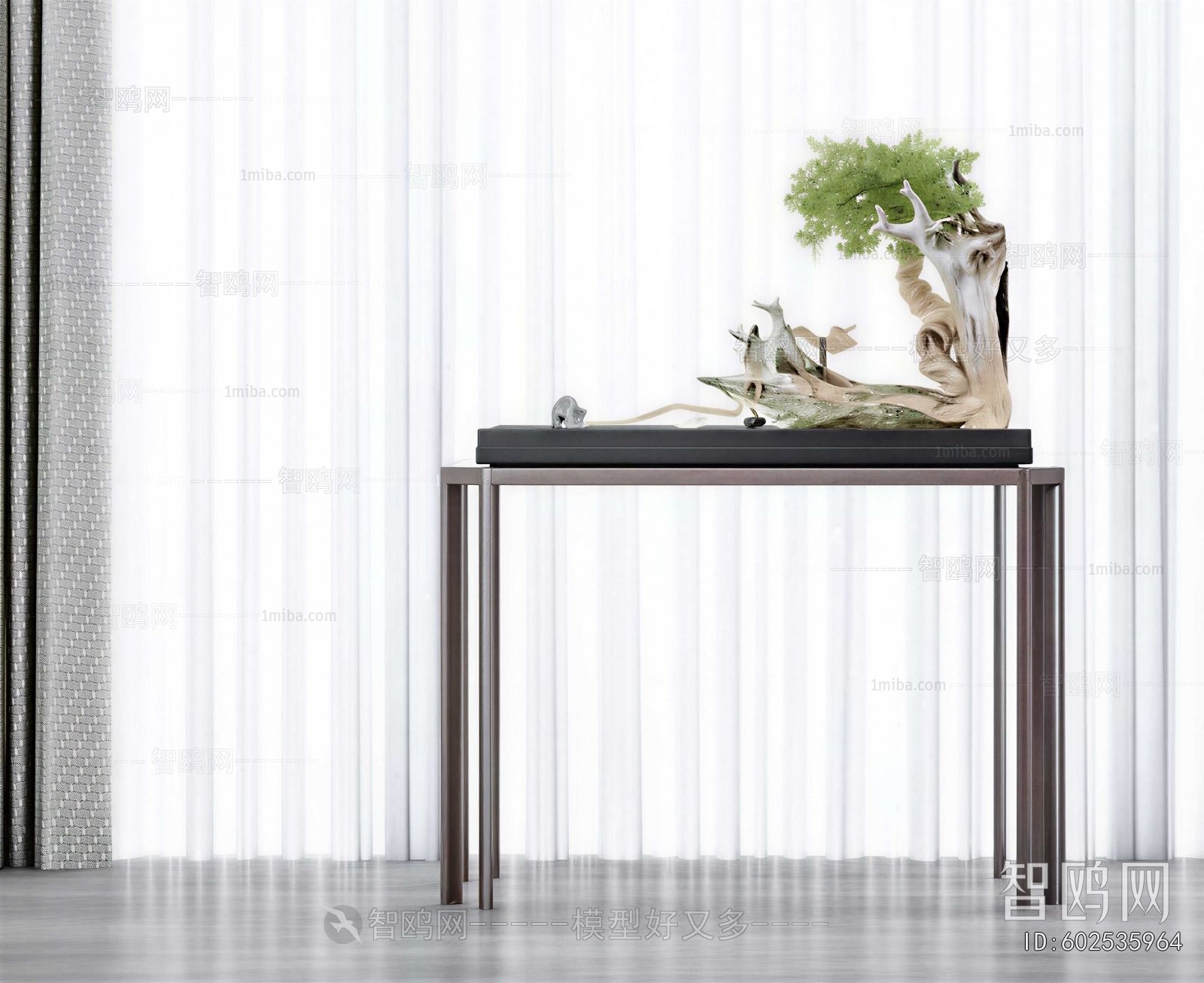 New Chinese Style Potted Green Plant