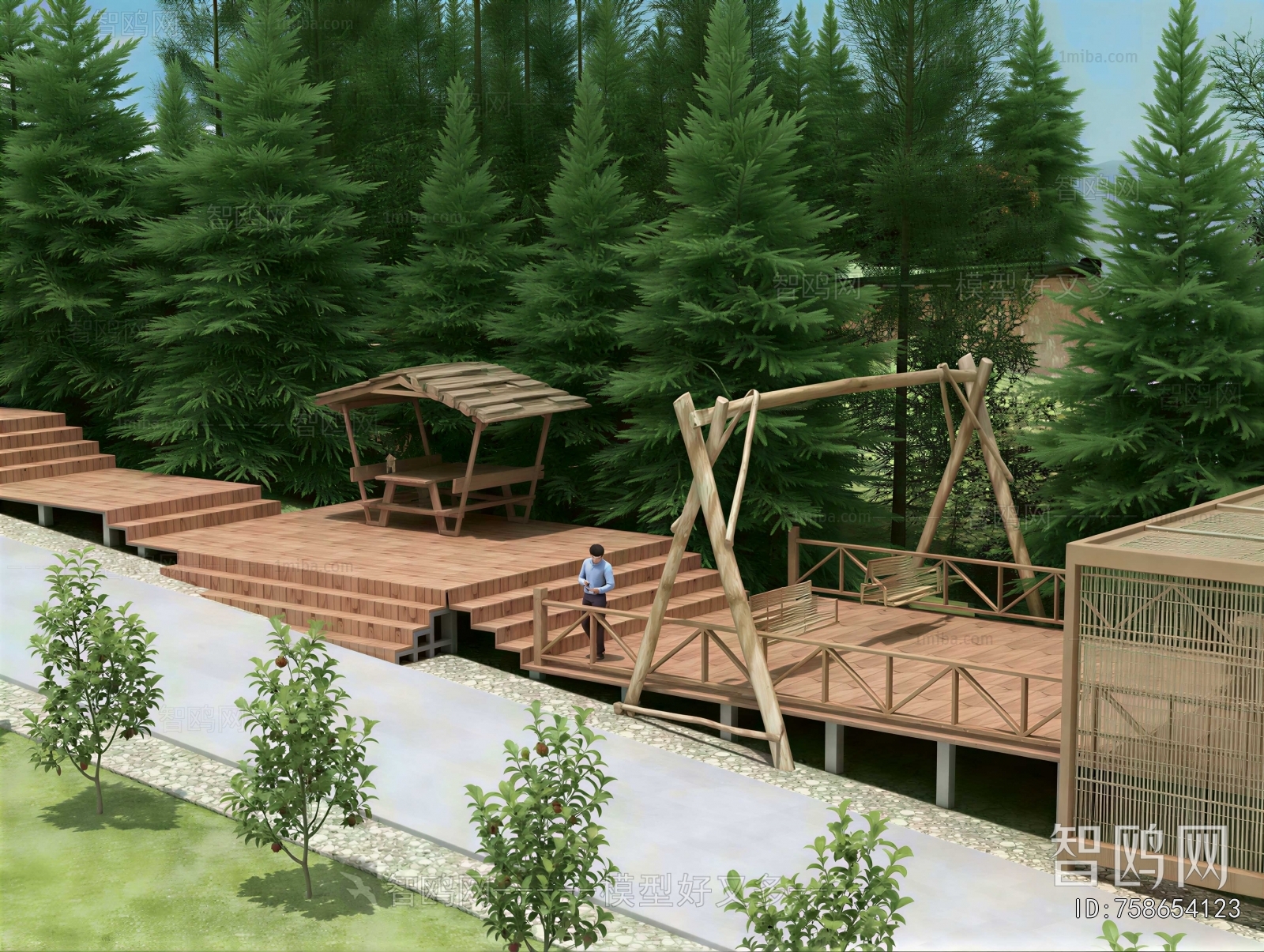 Modern Courtyard/landscape