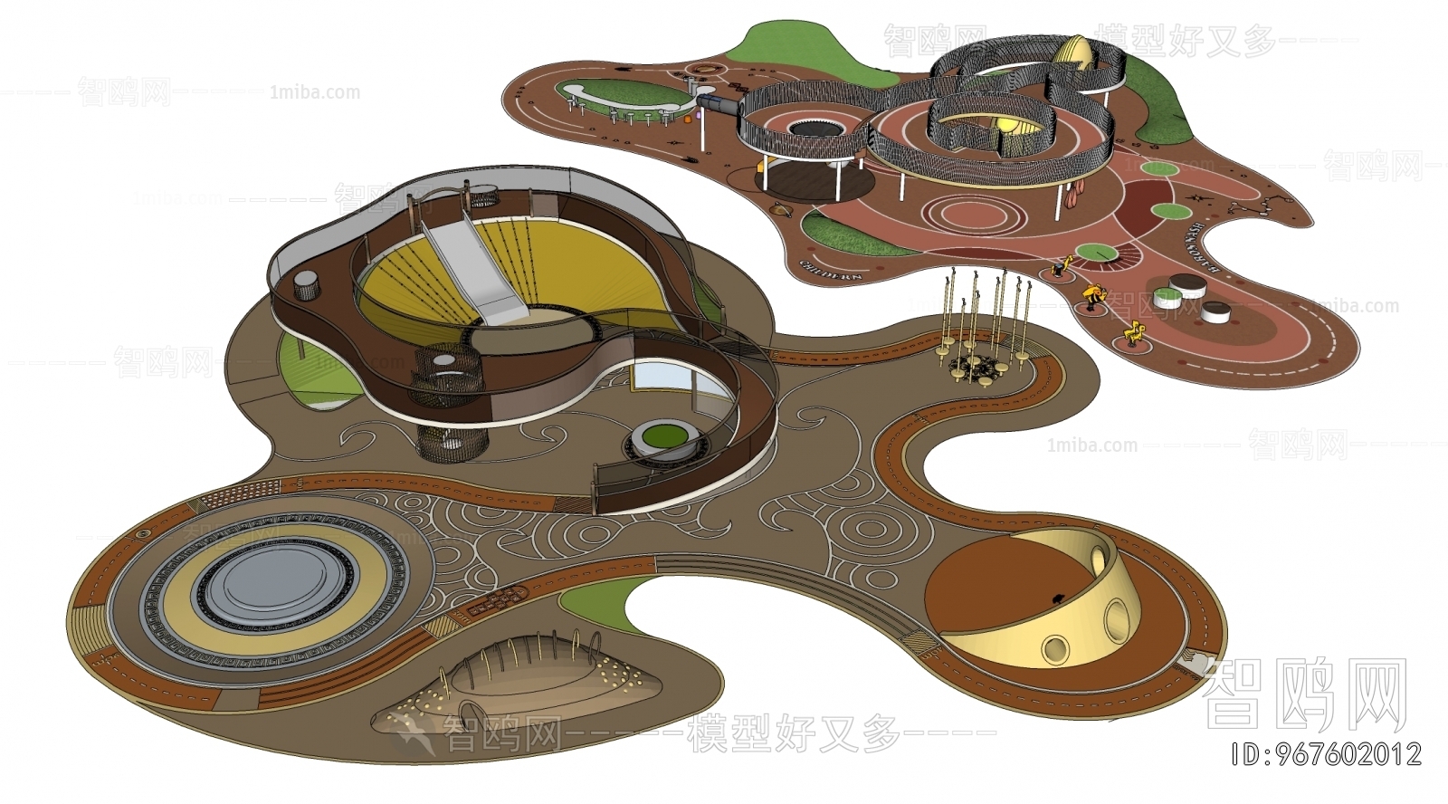 Modern Park Landscape