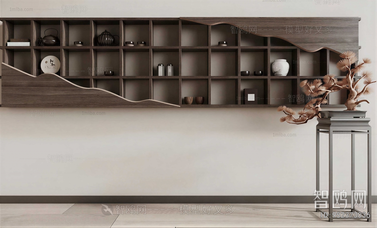 New Chinese Style Decorative Cabinet