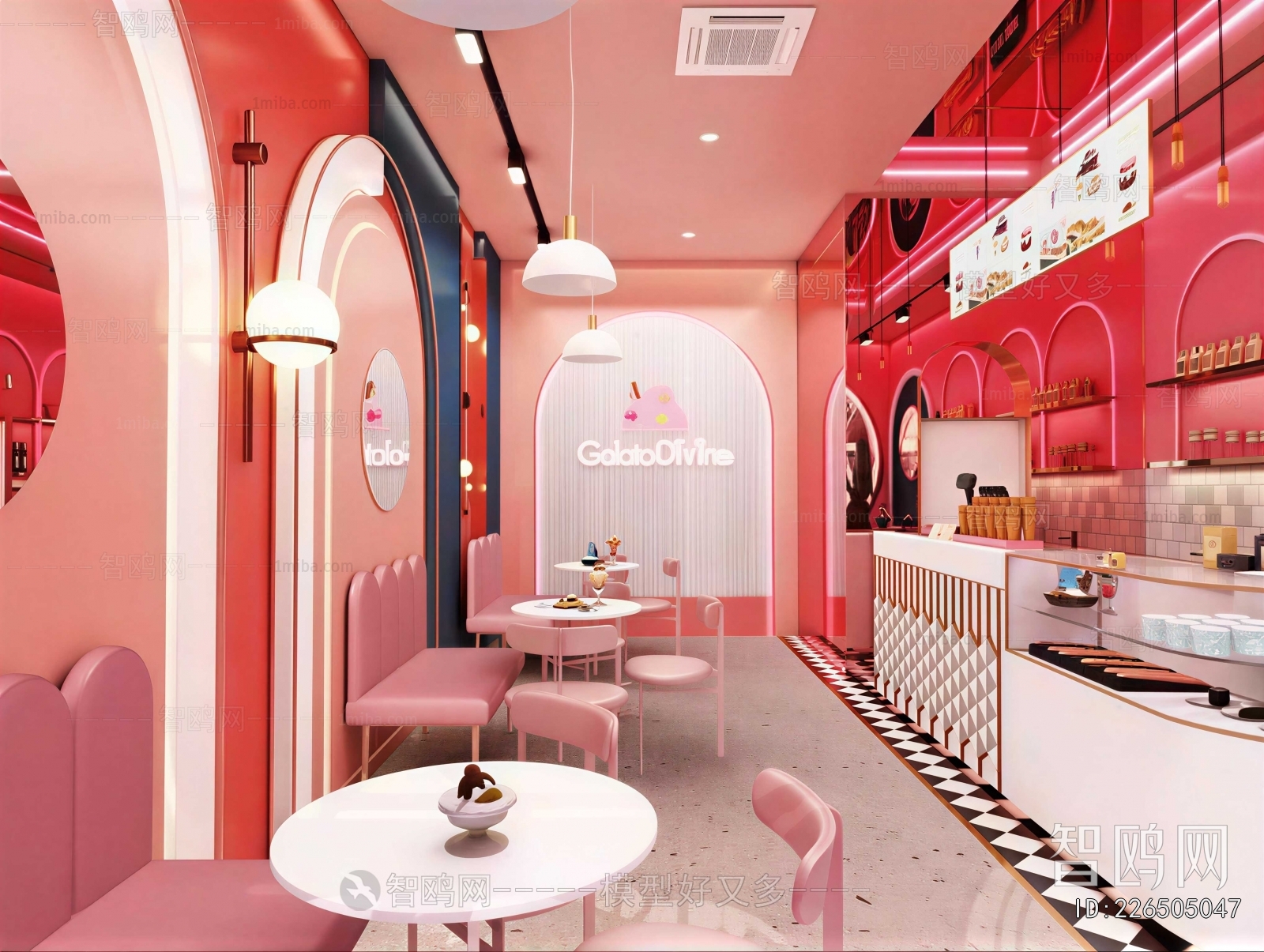 Modern Dessert Shop