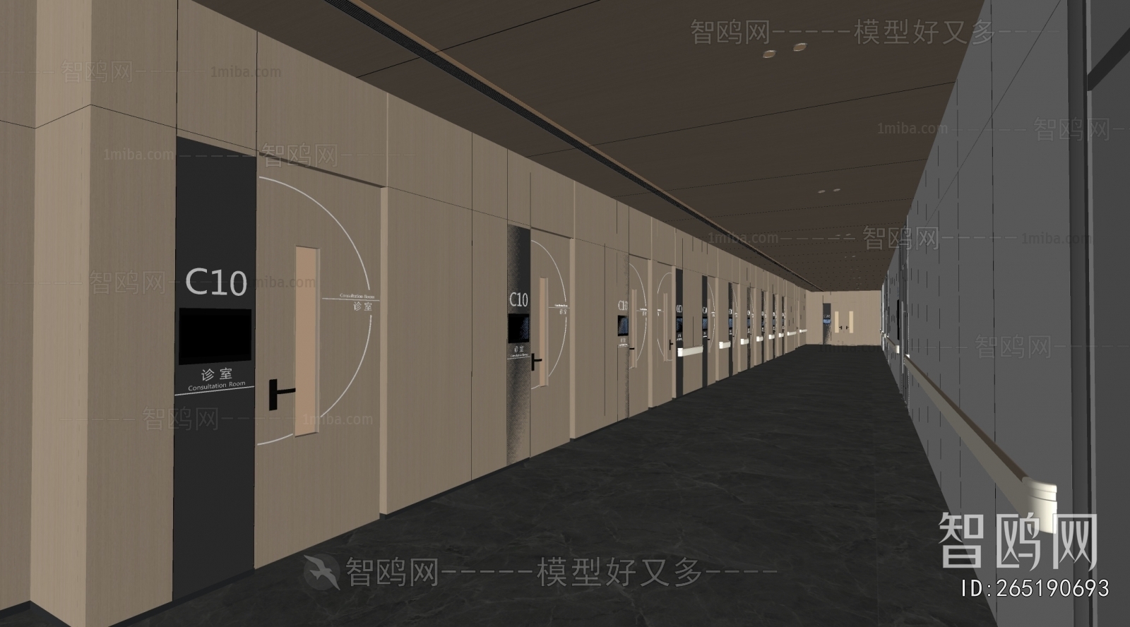 Modern Office Elevator Hall