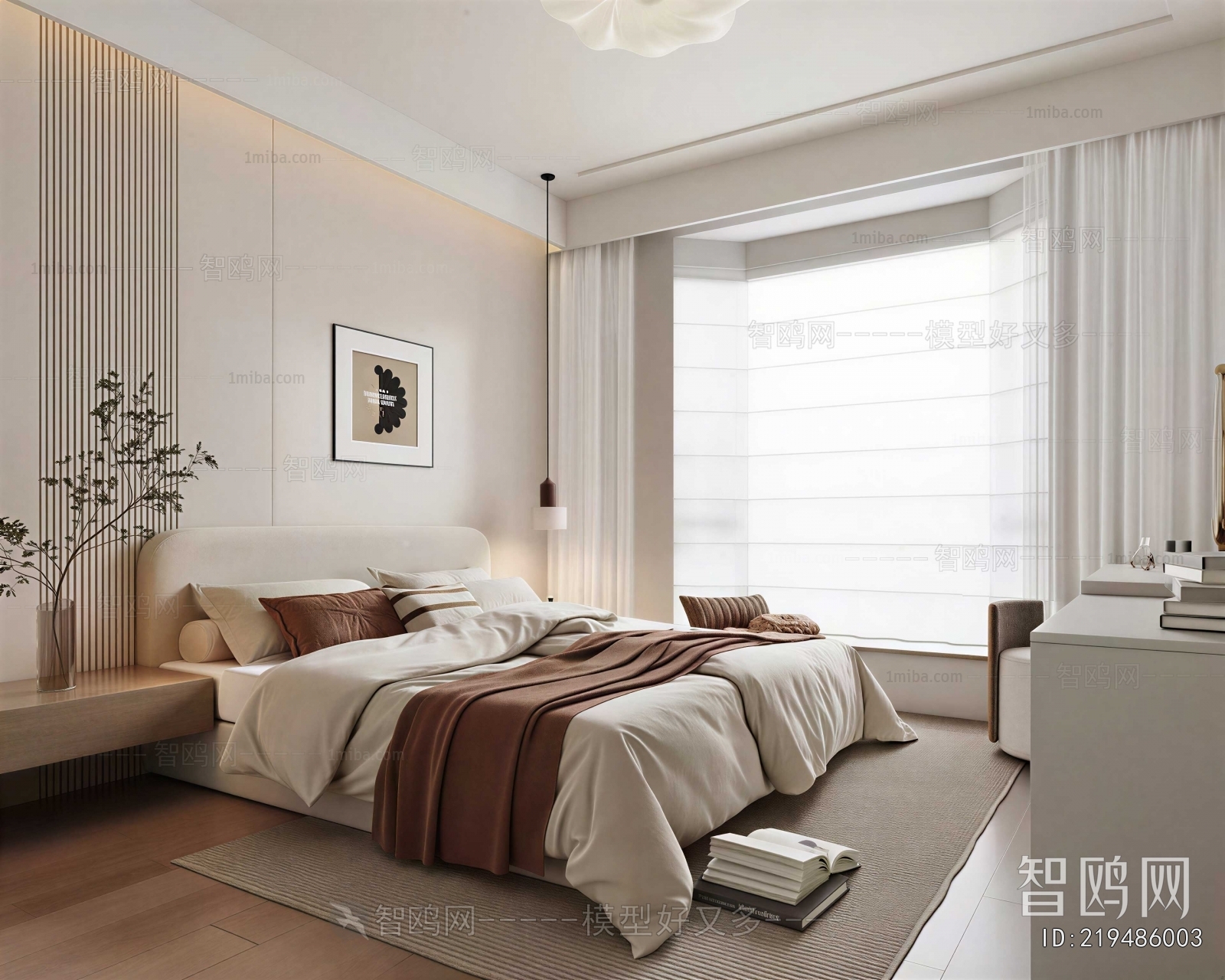 New Chinese Style Bedroom