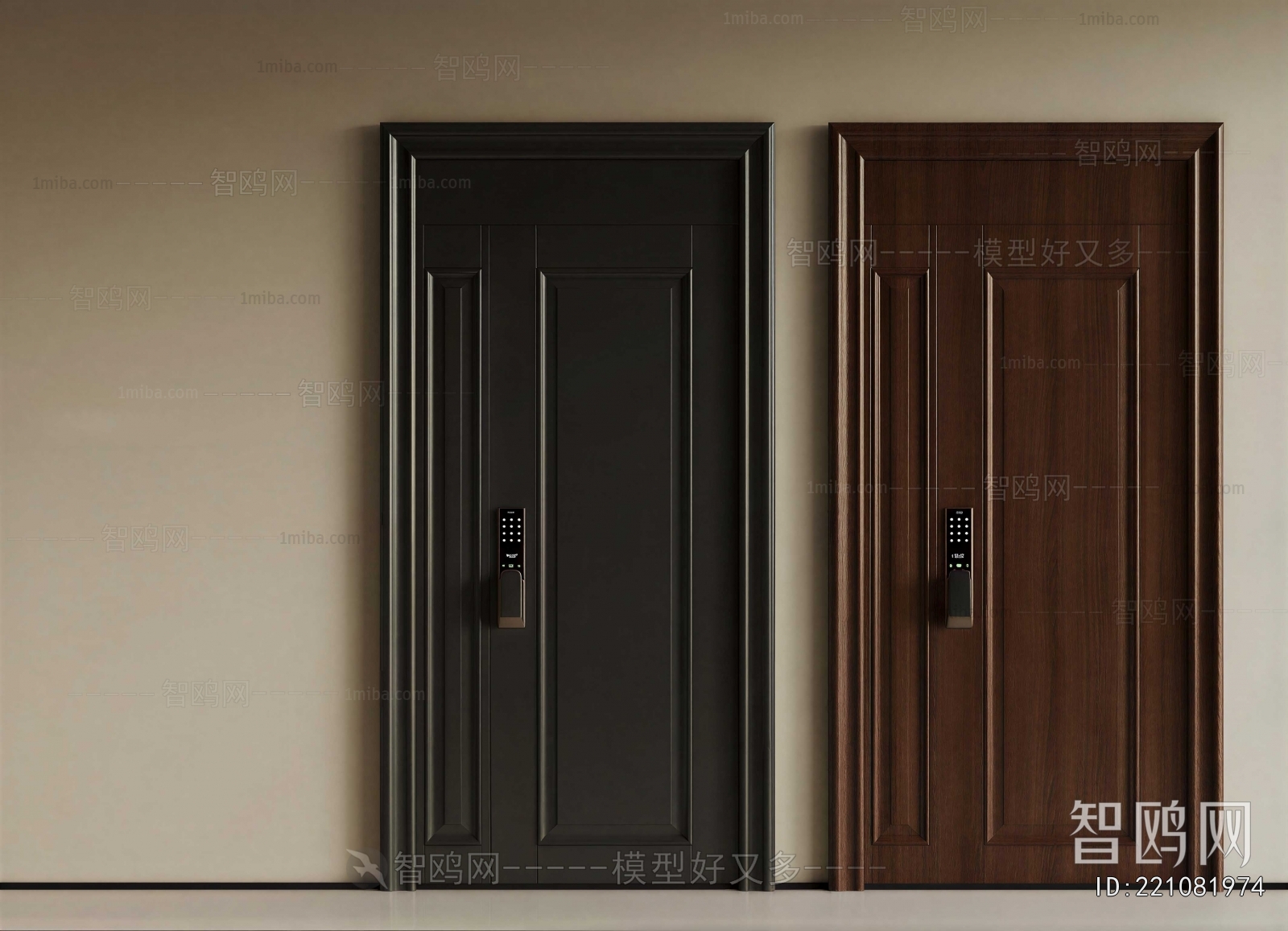 Modern Single Door