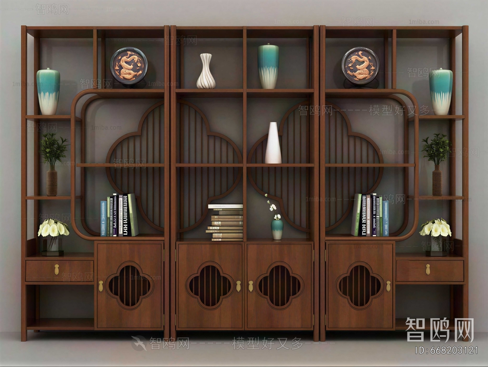 Chinese Style Antique Rack