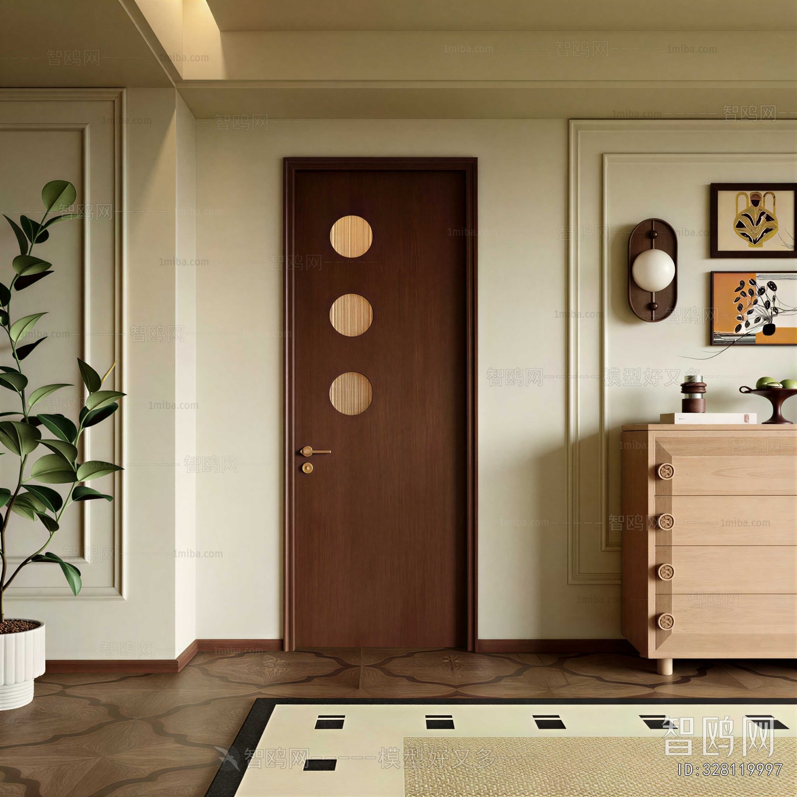 French Style Hallway