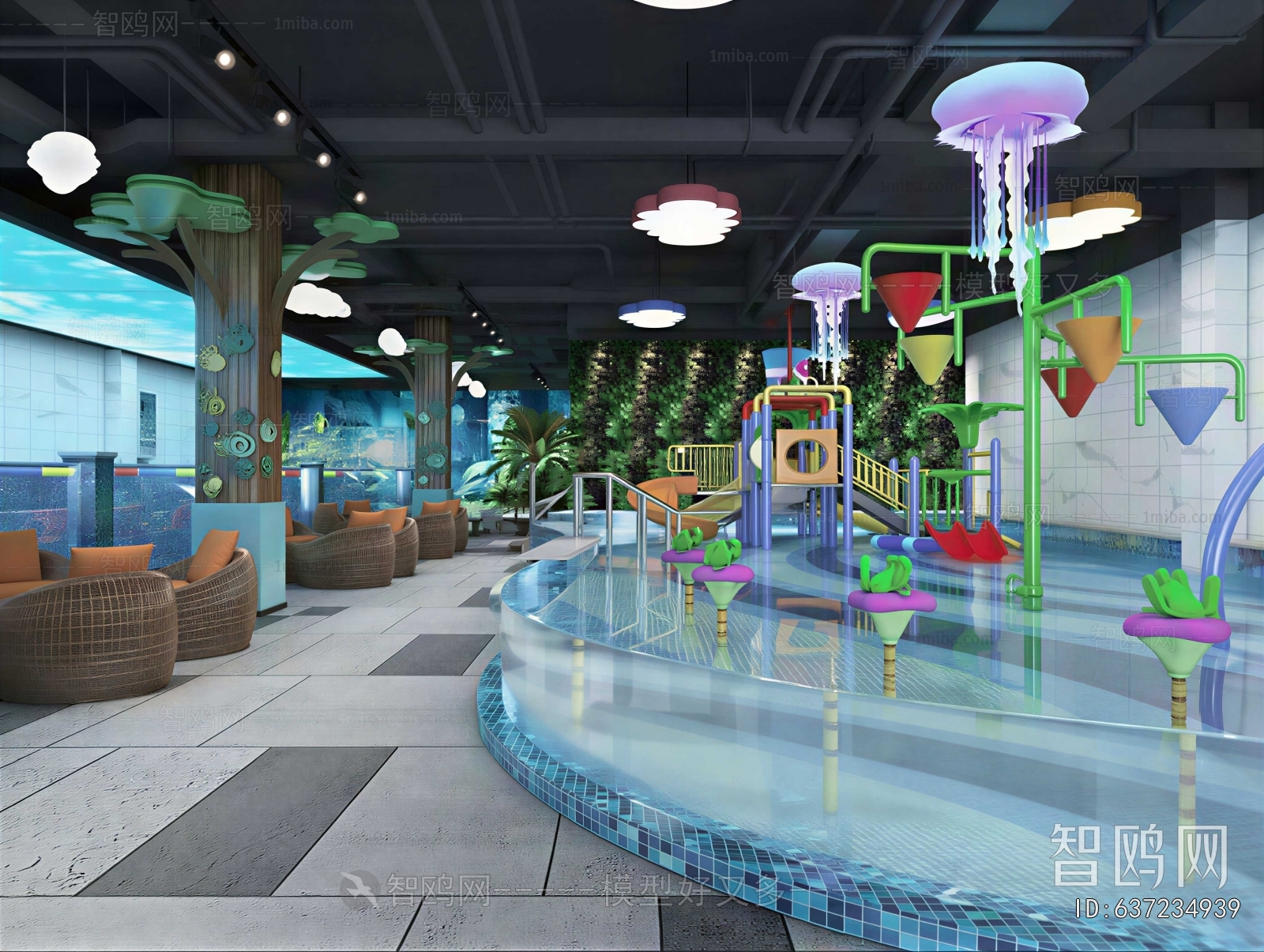 Modern Children's Amusement Park