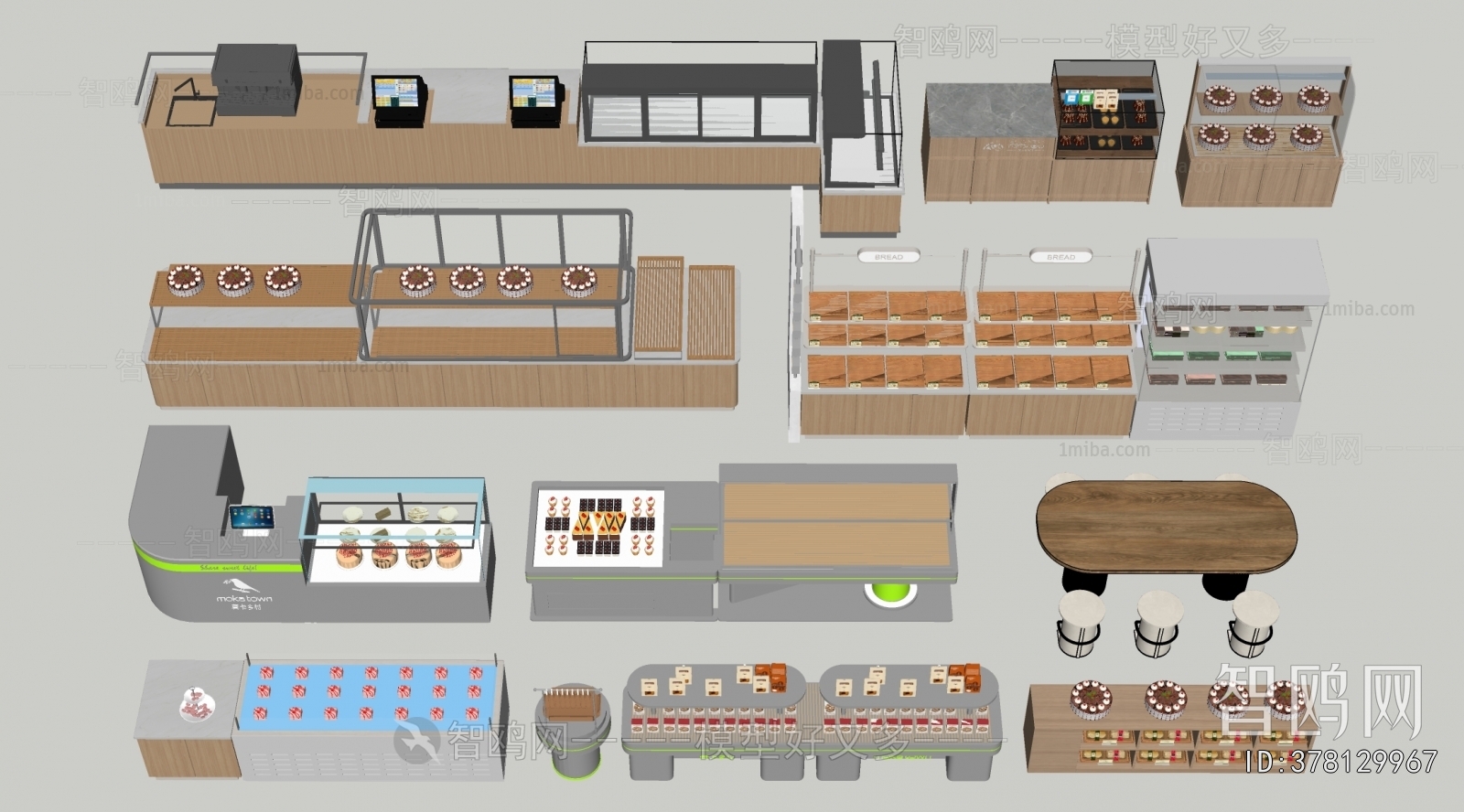 Modern Supermarket Shelf