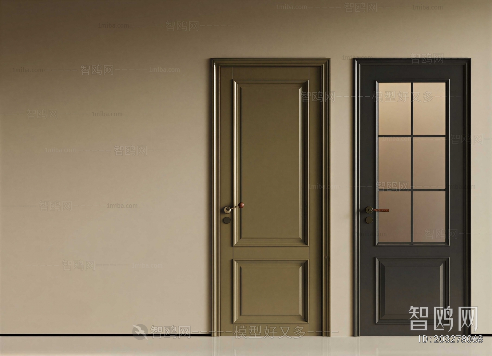 Modern Single Door