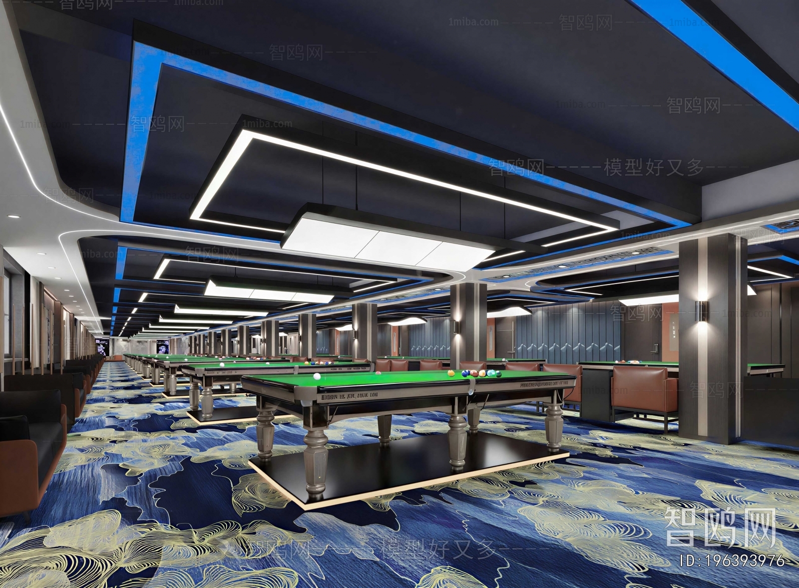 Modern Billiard Room