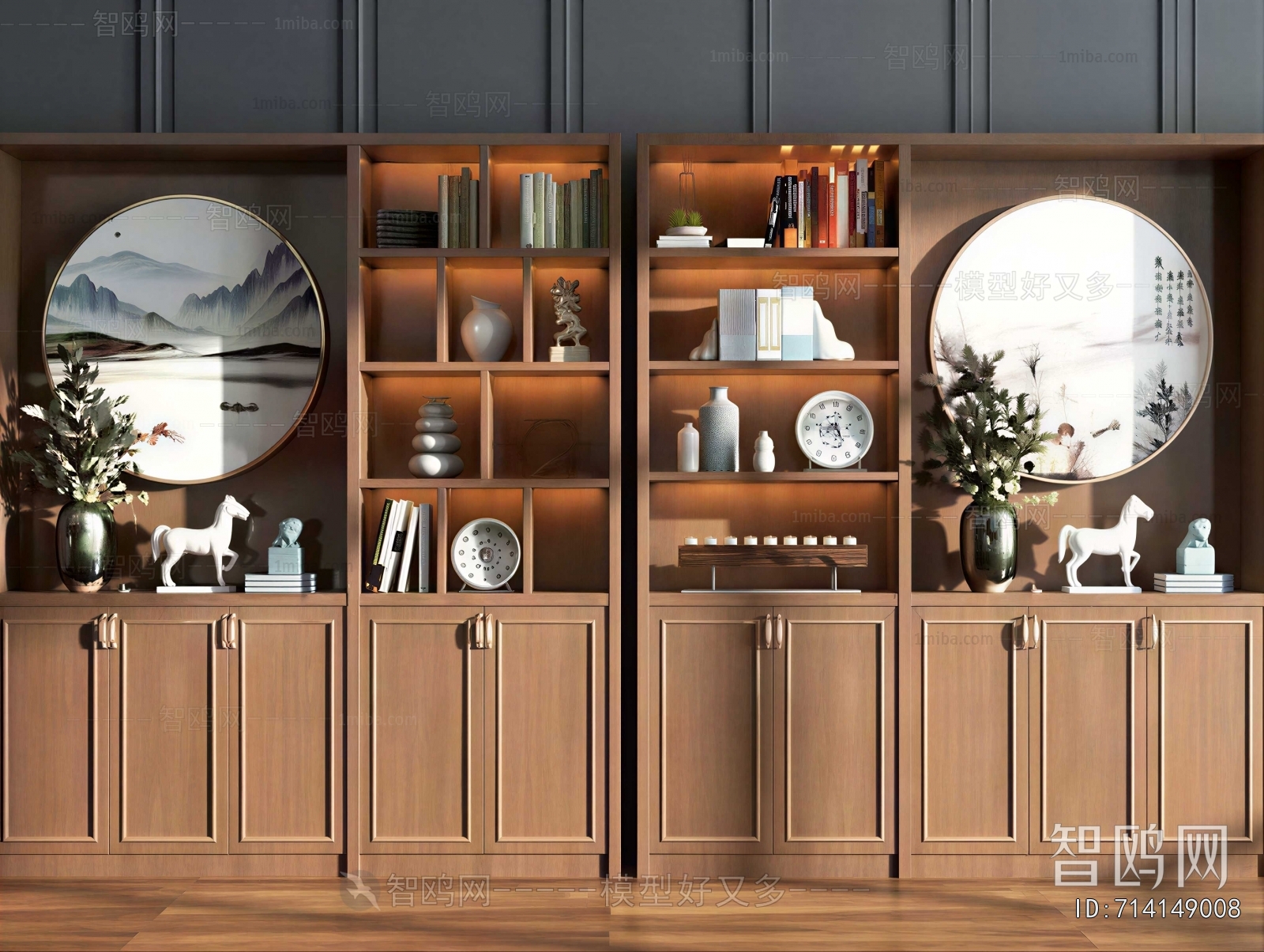 New Chinese Style Decorative Cabinet