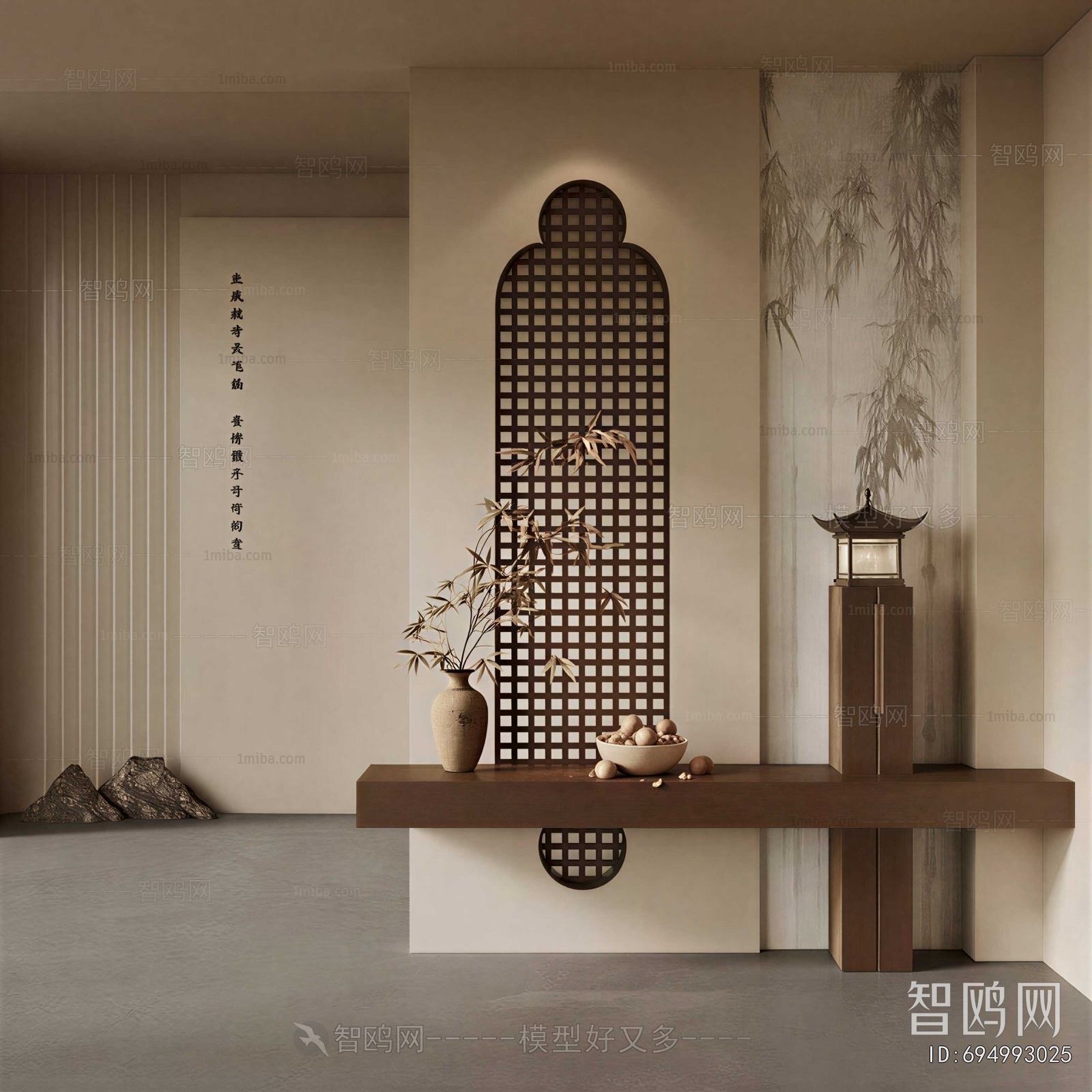 New Chinese Style Hallway