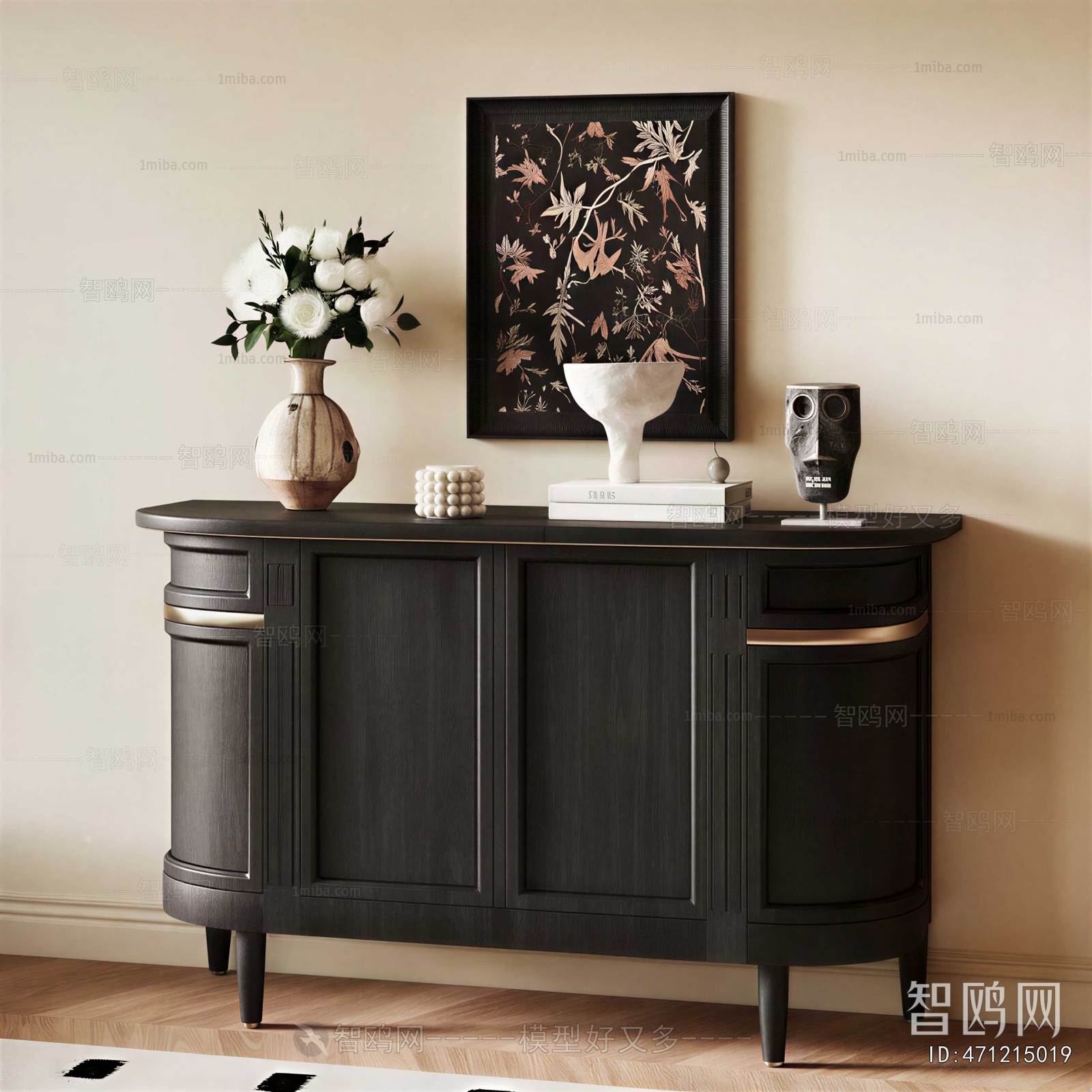 French Style Entrance Cabinet