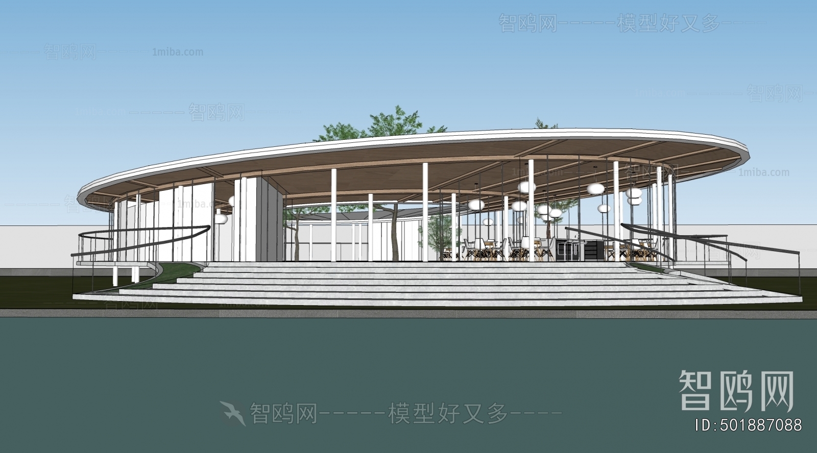 Modern Appearance Of Commercial Building