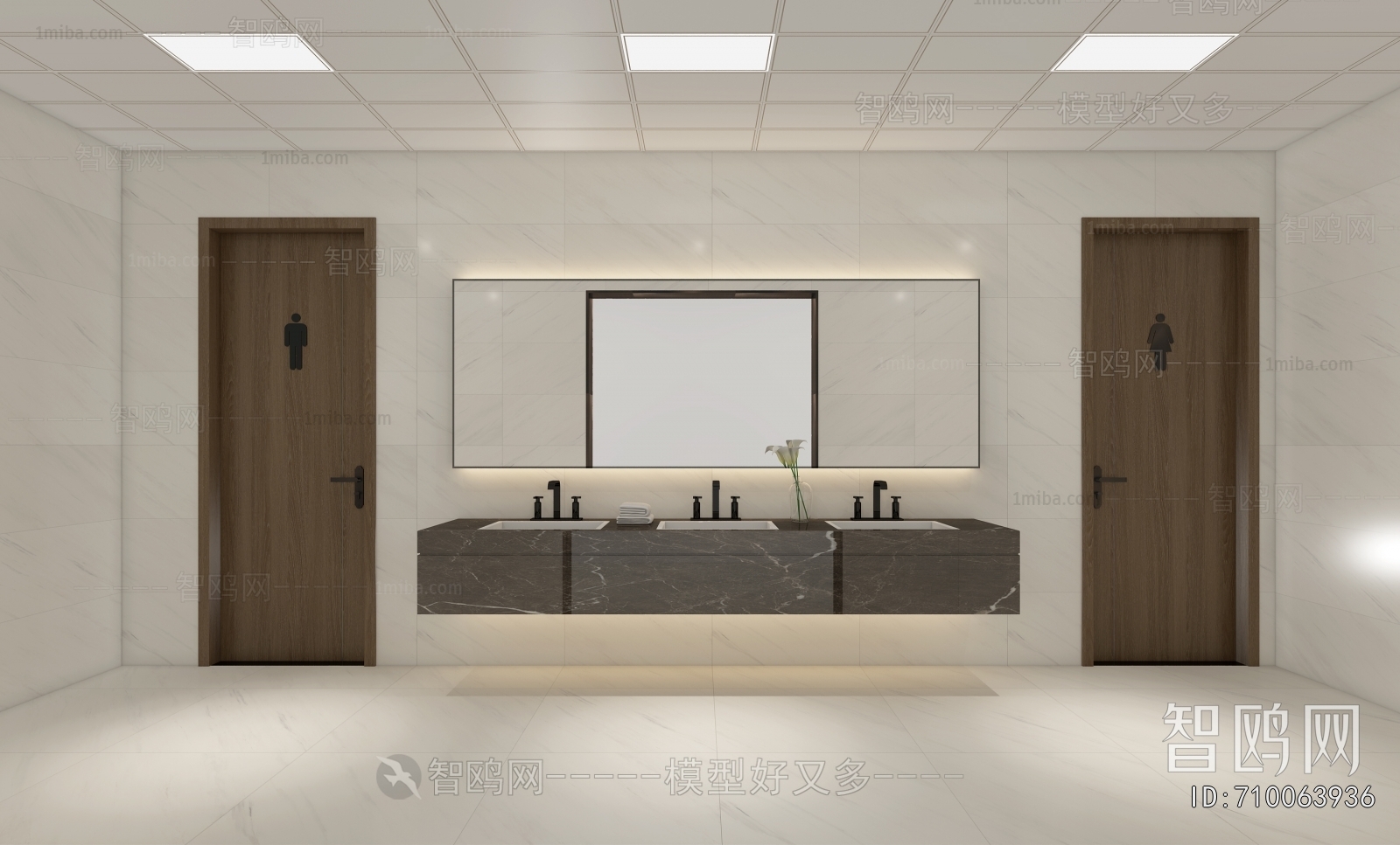 Modern Public Toilet