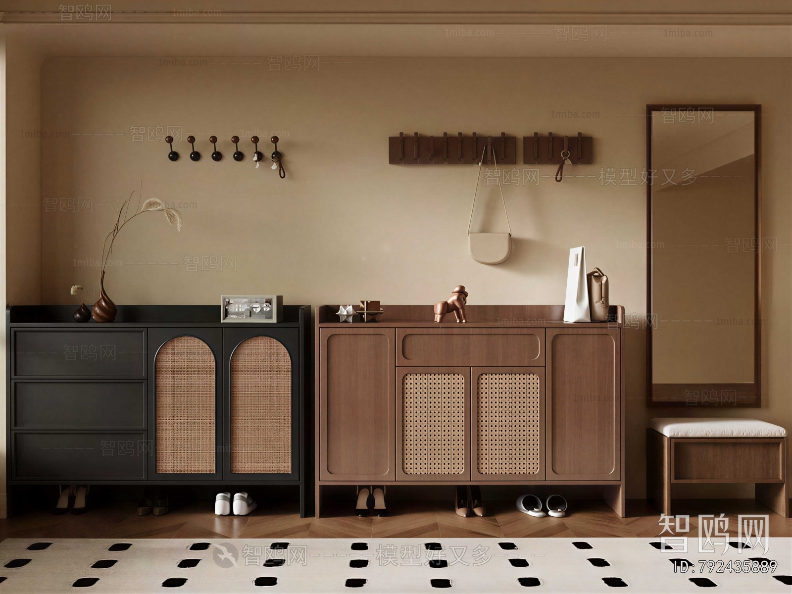 Modern Shoe Cabinet
