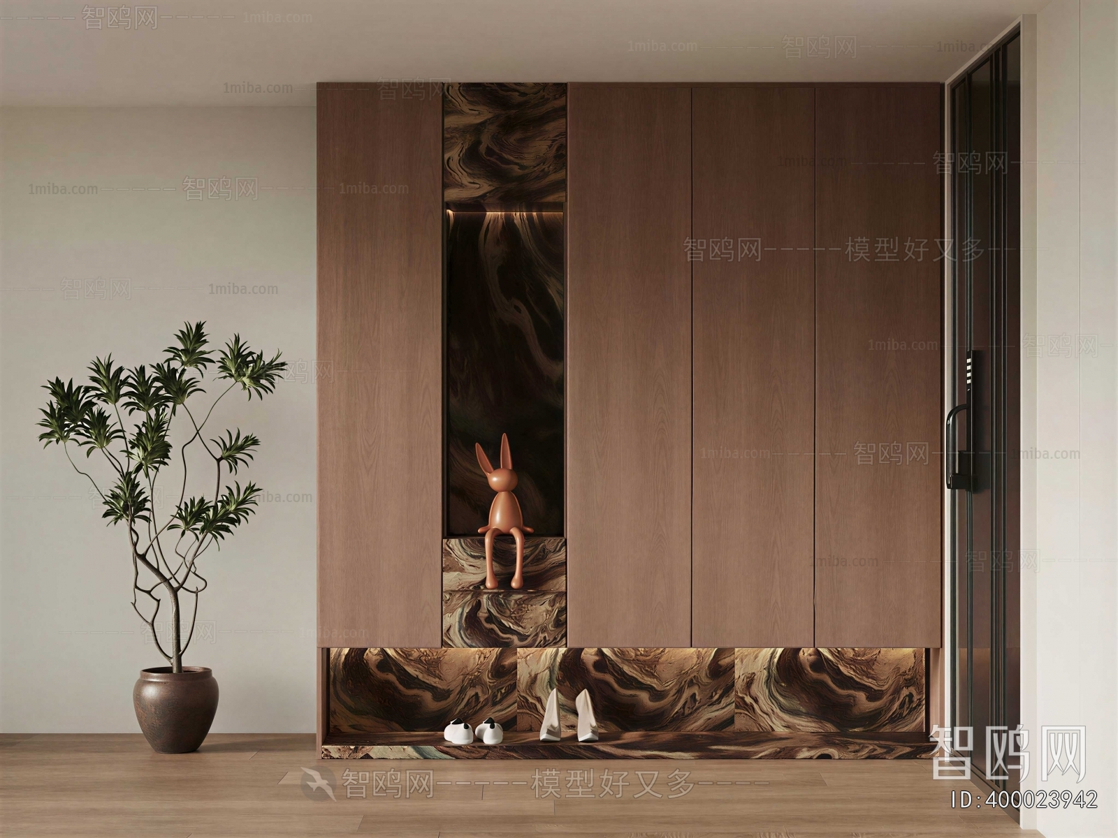 Modern Shoe Cabinet