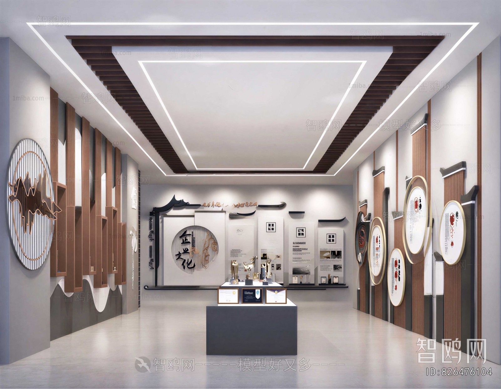 New Chinese Style Exhibition Hall