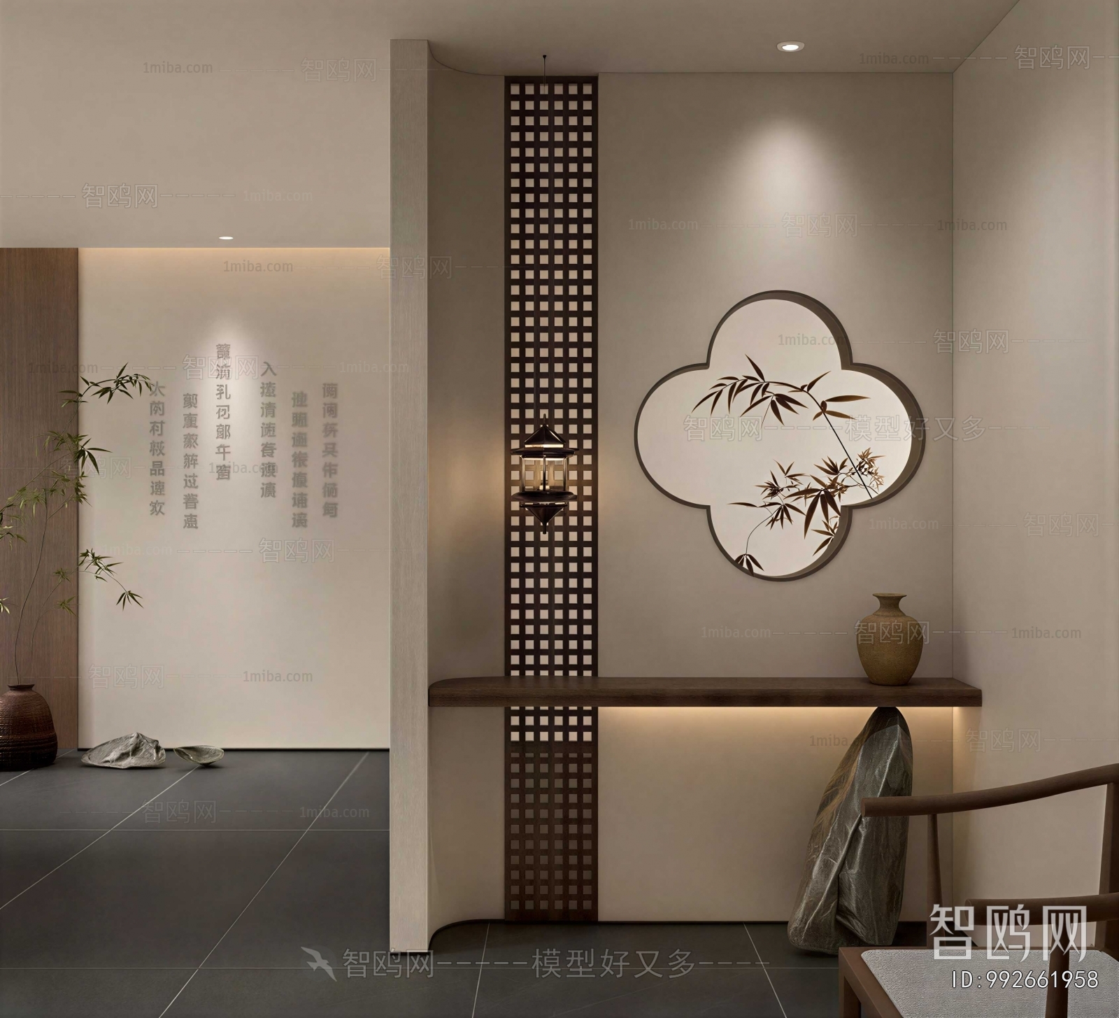 New Chinese Style Hallway