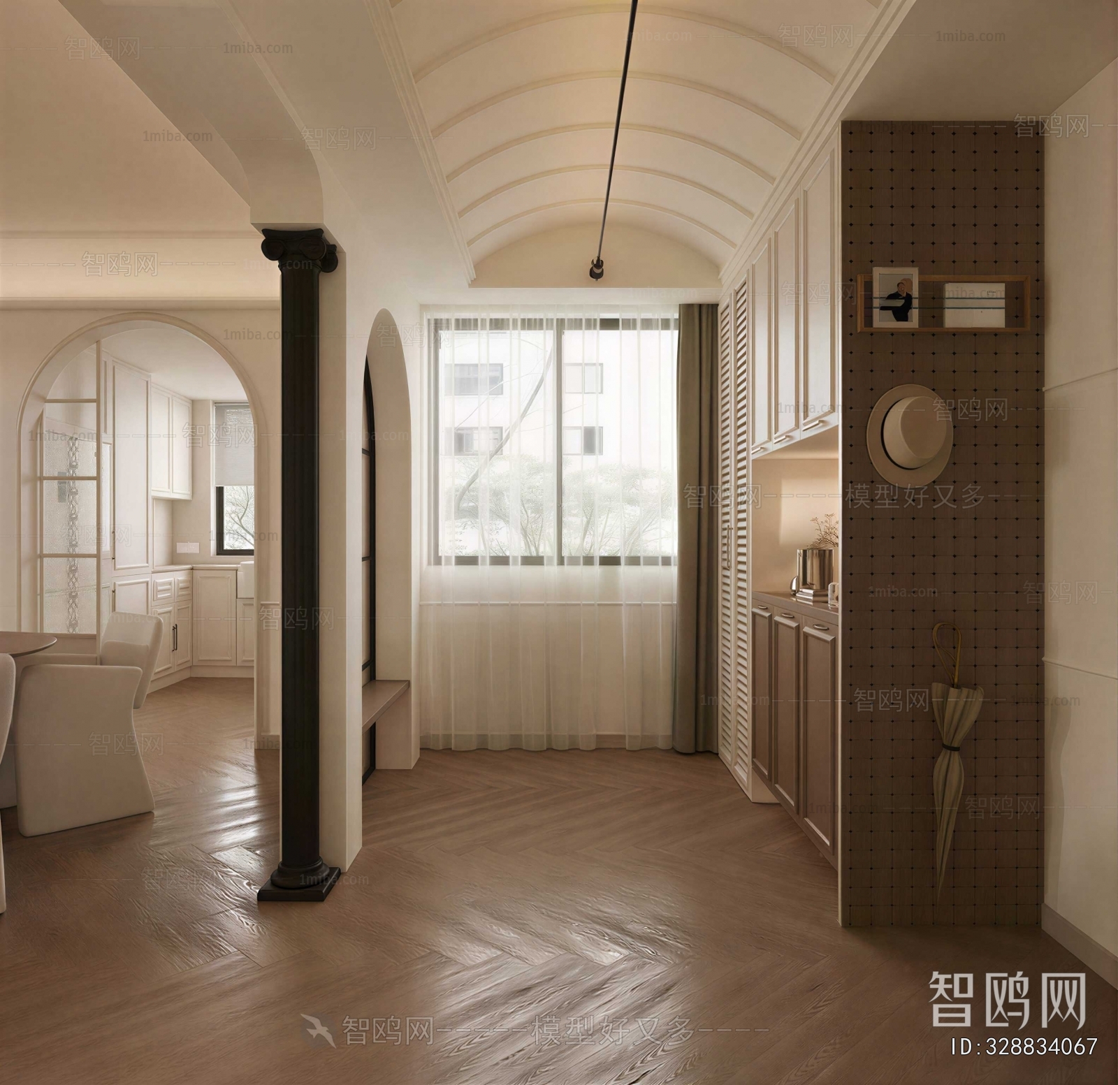 Modern Hallway