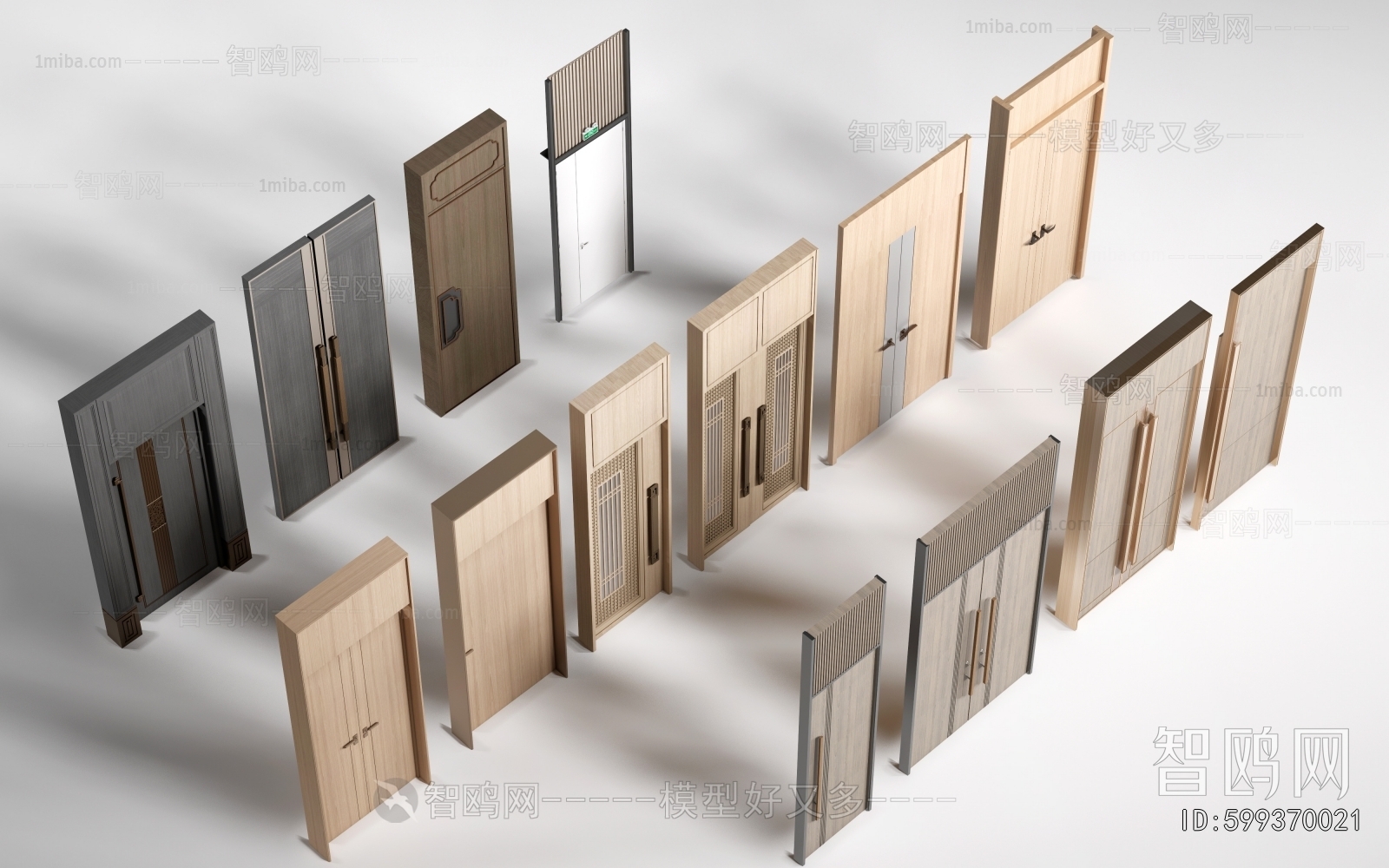 New Chinese Style Chinese Style Door