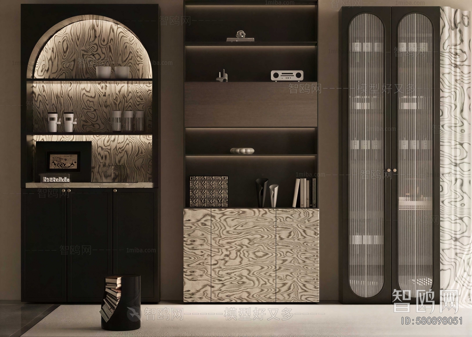 French Style Bookcase
