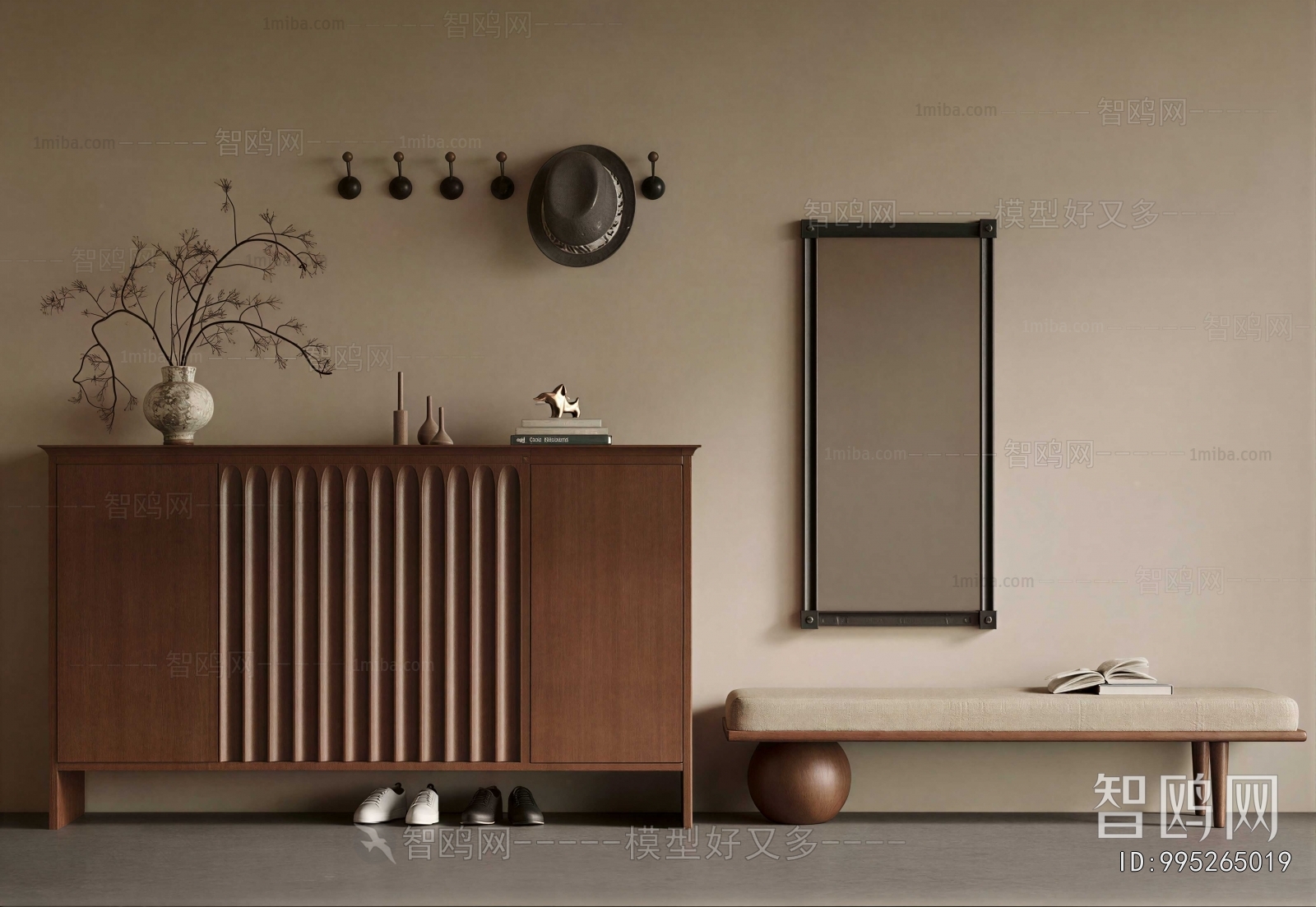 Modern Shoe Cabinet