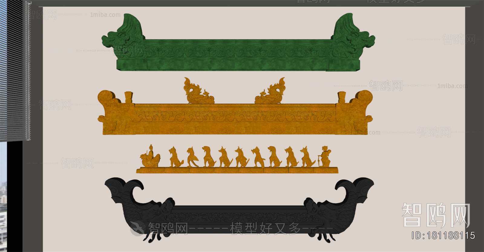 New Chinese Style Building Component