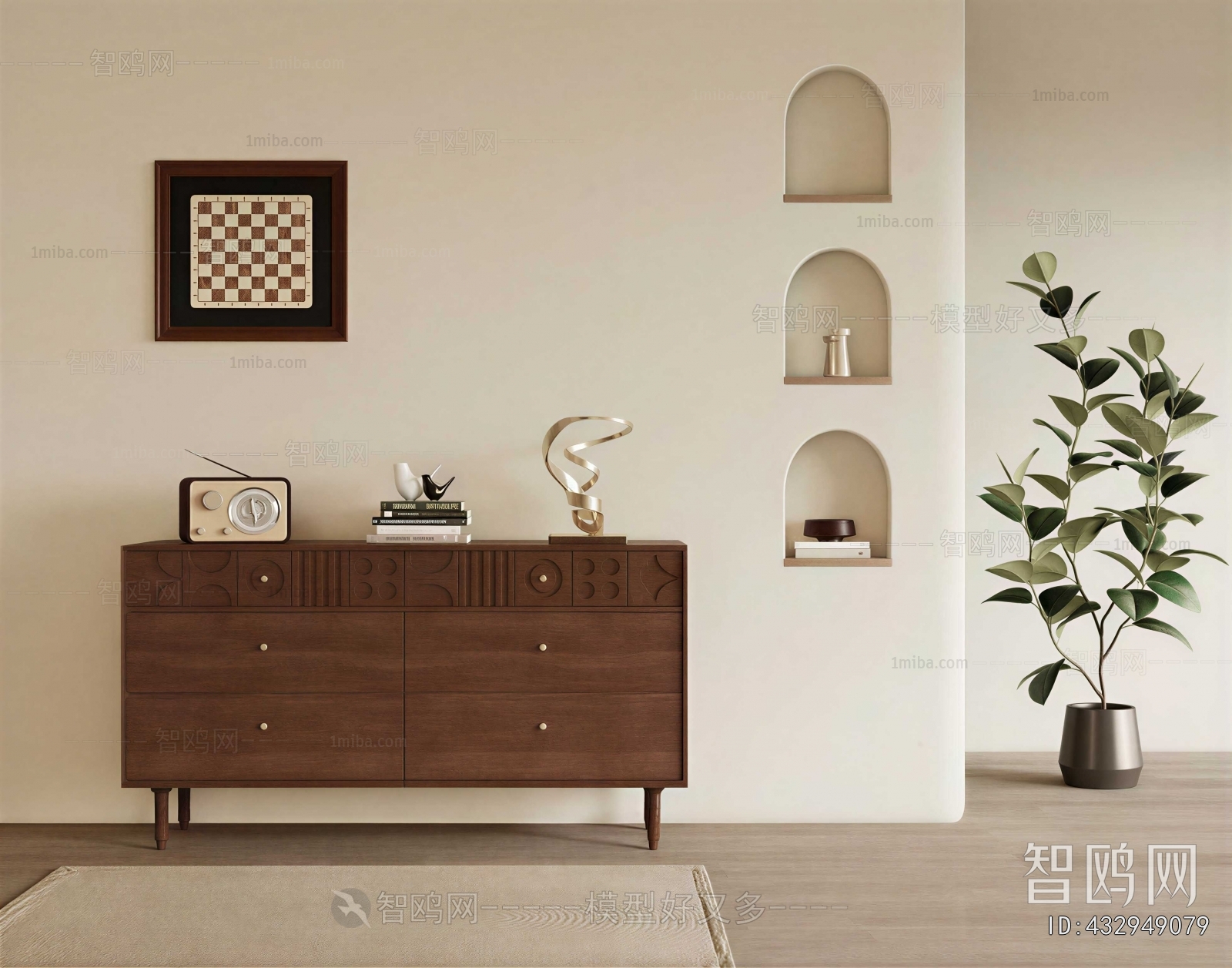 Modern Entrance Cabinet