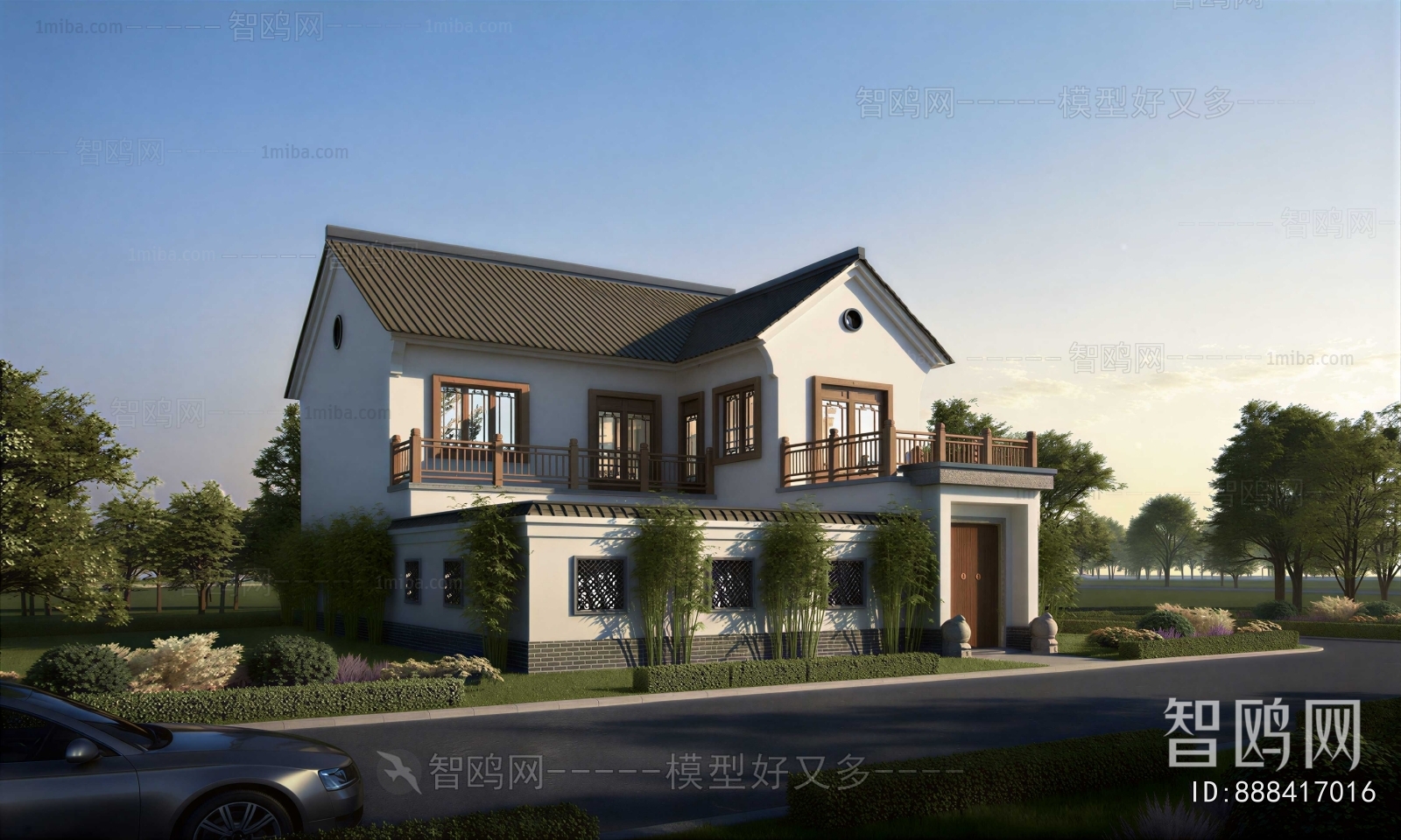New Chinese Style Detached Villa