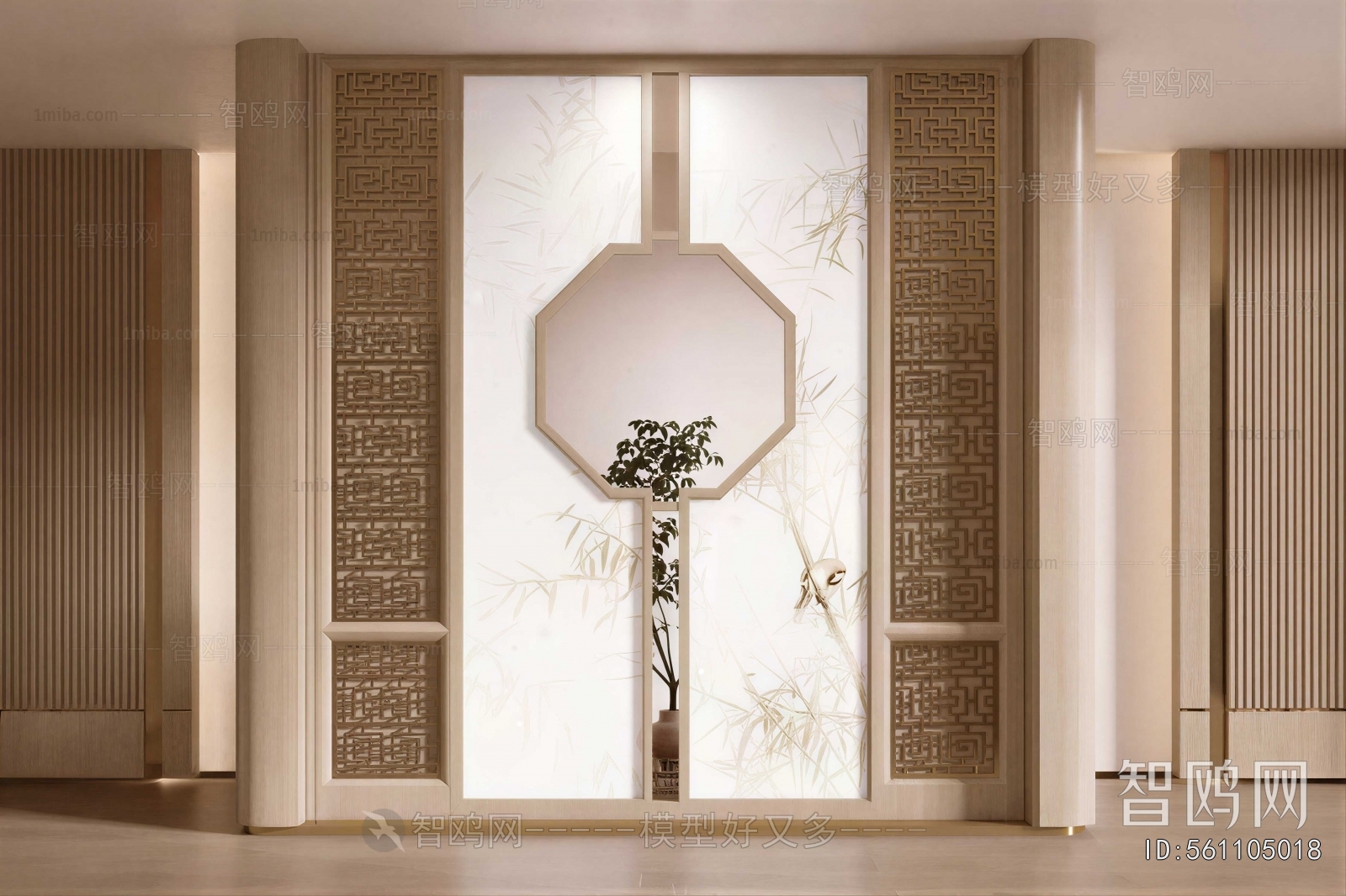 New Chinese Style Hallway