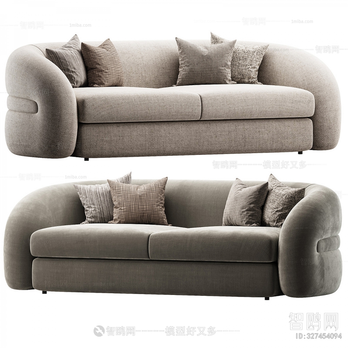 Modern Three-seat Sofa