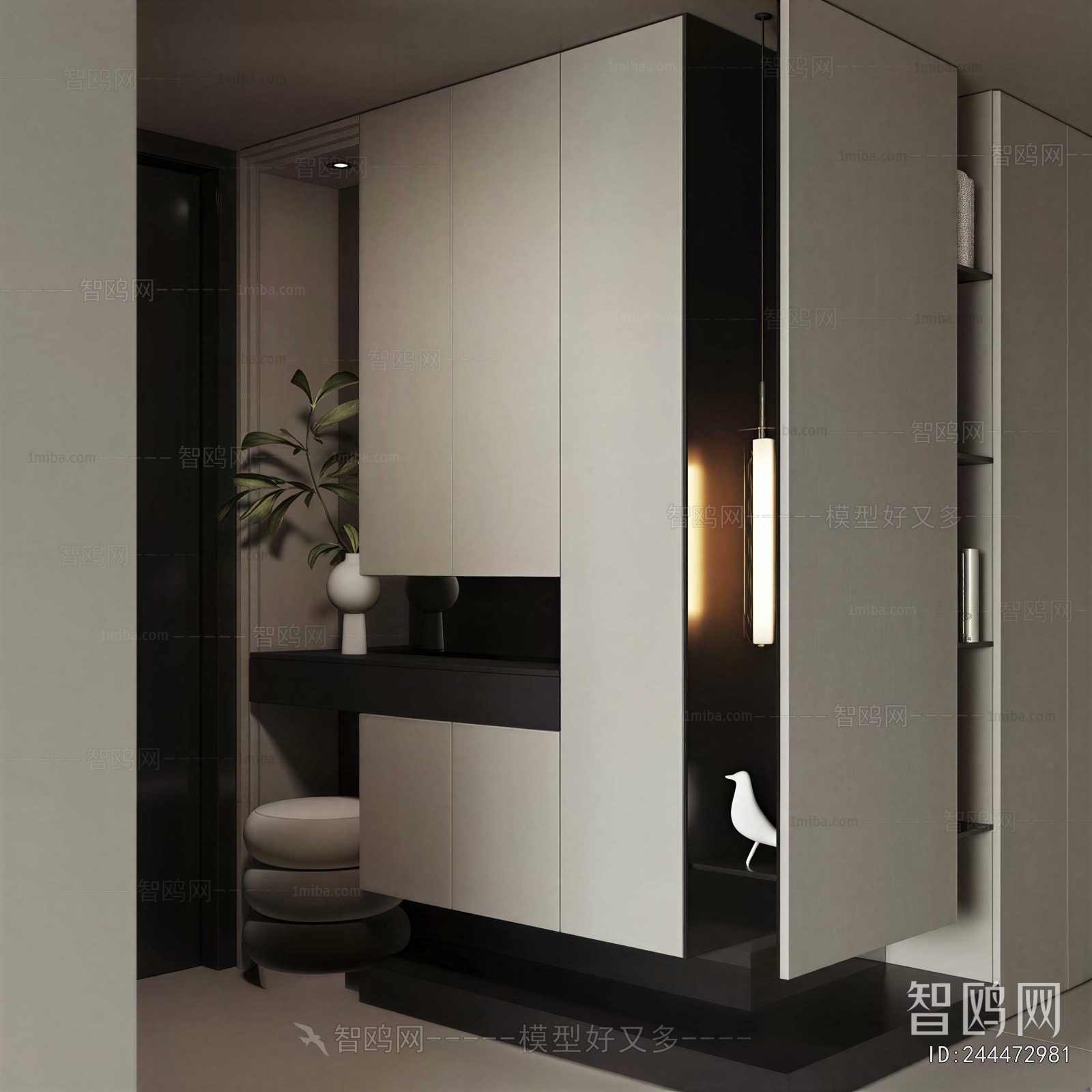 Modern Shoe Cabinet