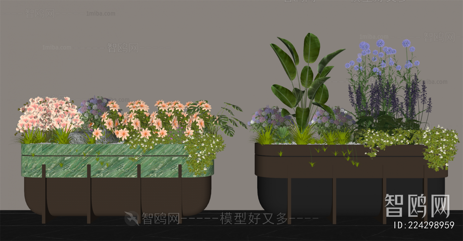 Modern Flower Bed, Flower Bowl, Flower Box
