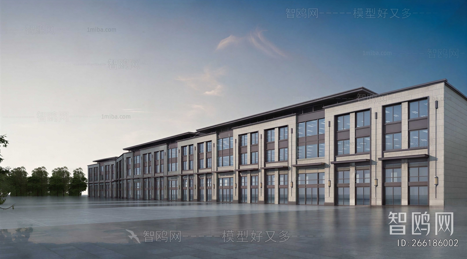 Modern Appearance Of Commercial Building