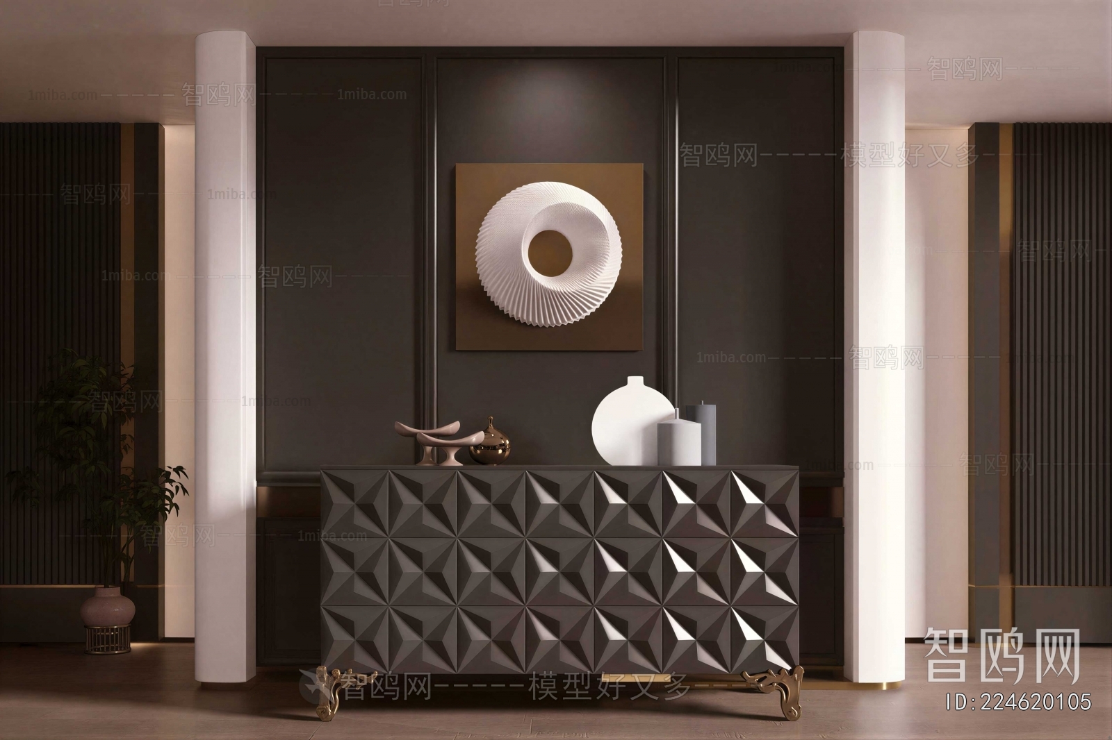 Modern Entrance Cabinet
