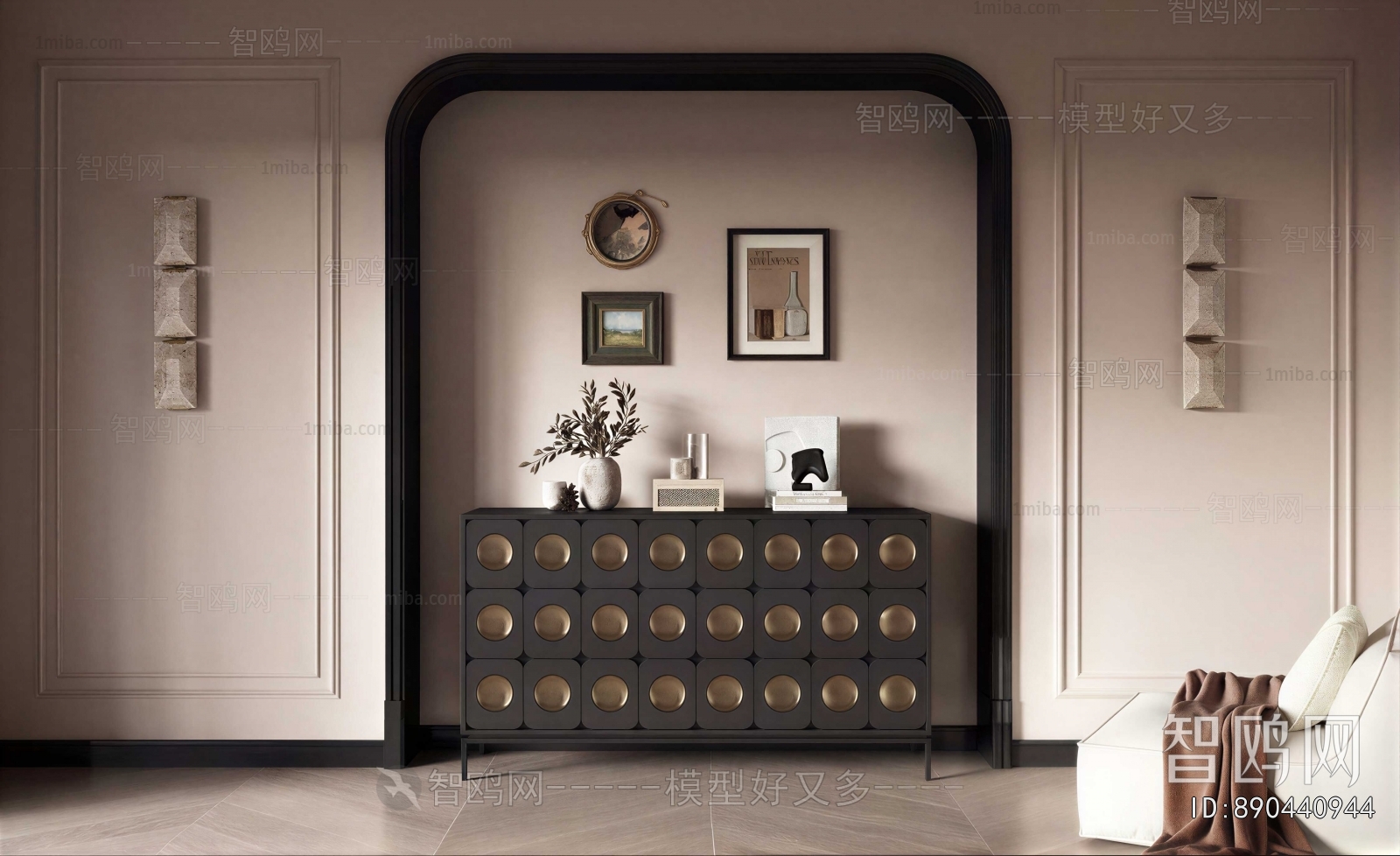 Modern Entrance Cabinet