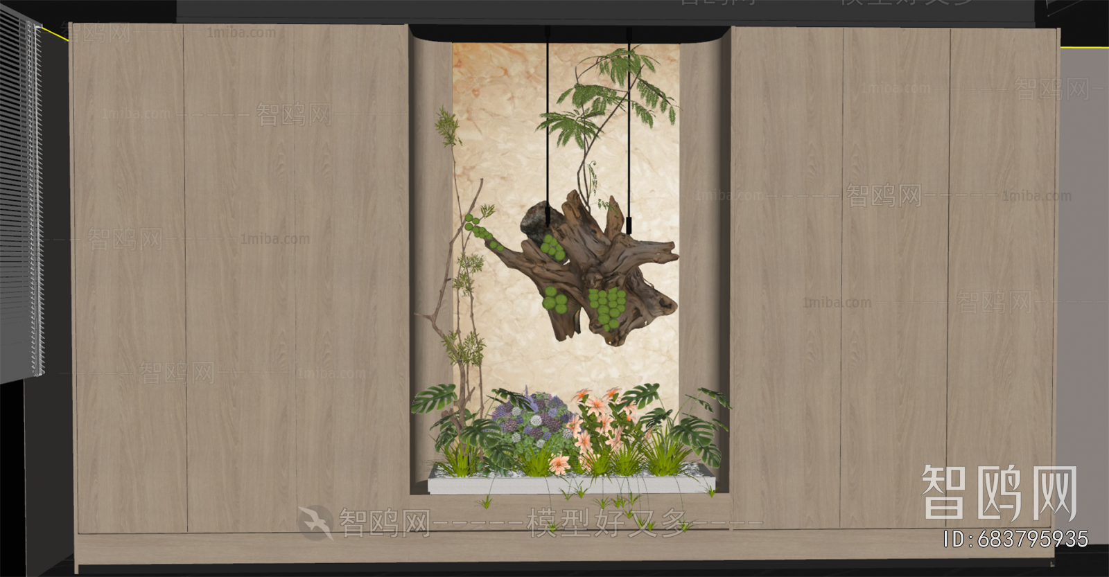 New Chinese Style Plant Landscaping