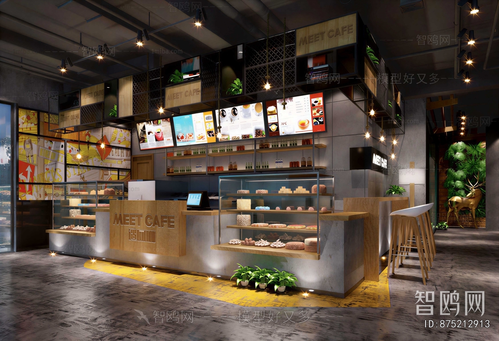 Industrial Style Cafe
