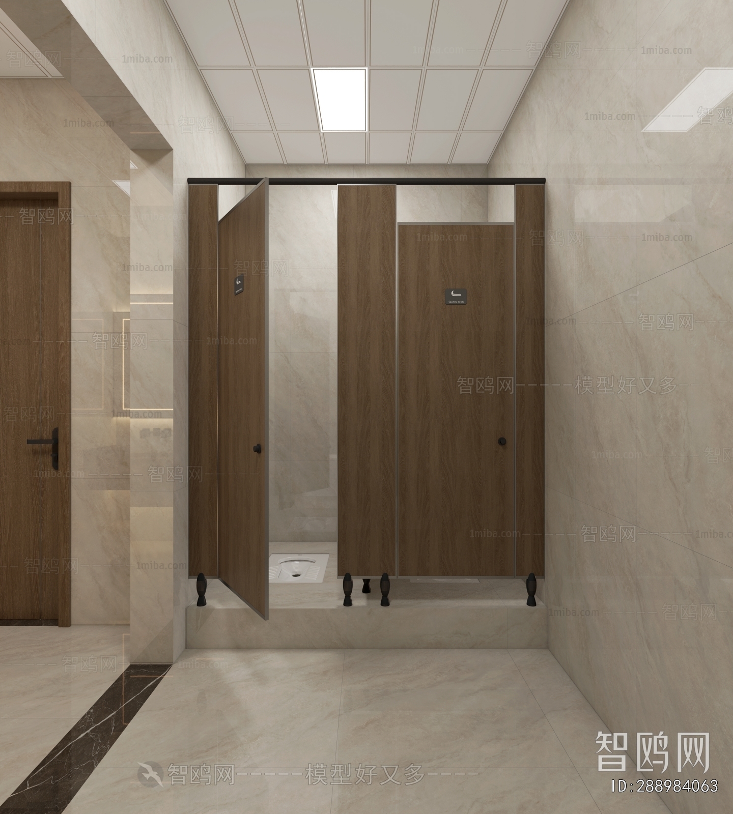 Modern Public Toilet