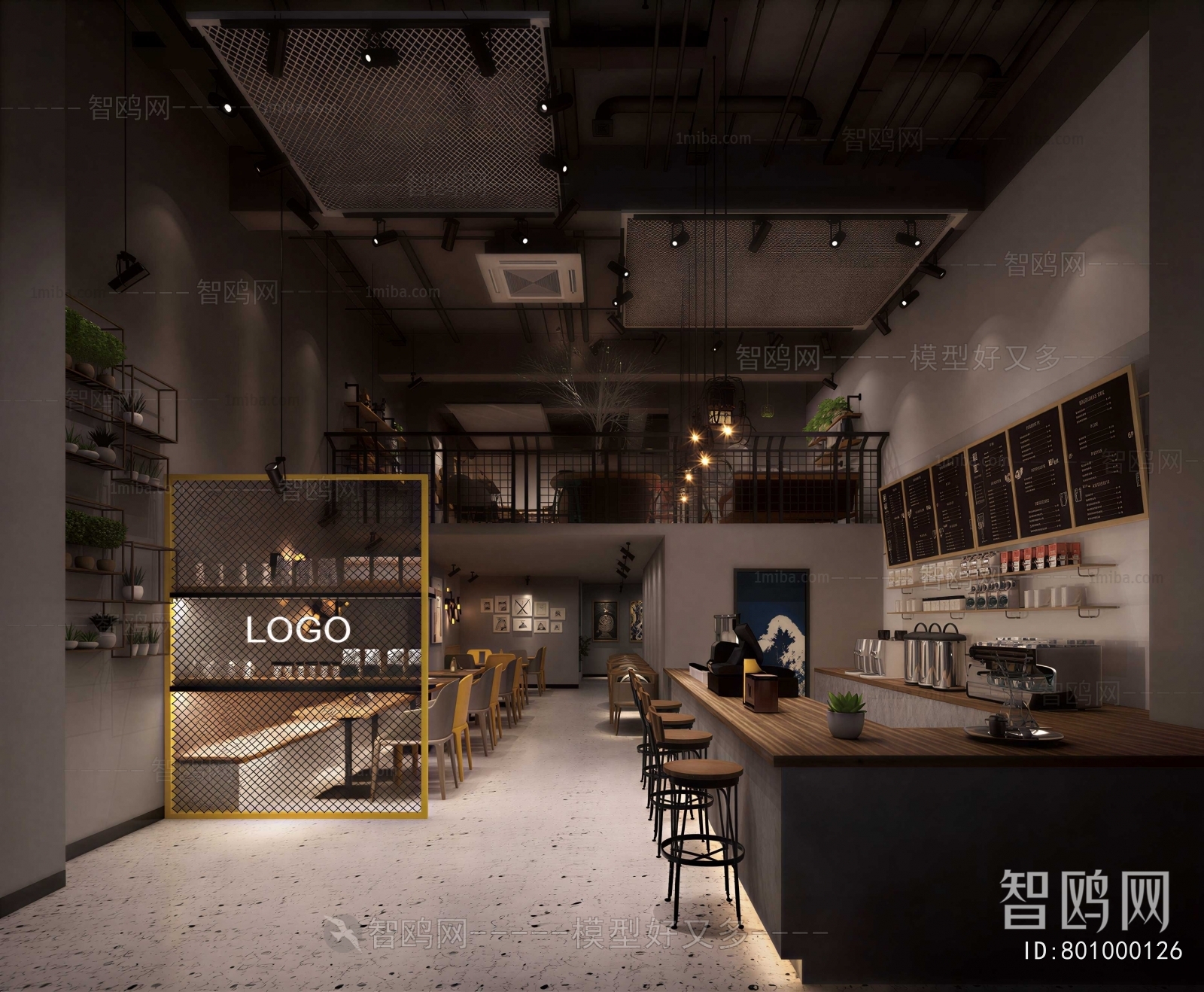 Industrial Style Cafe