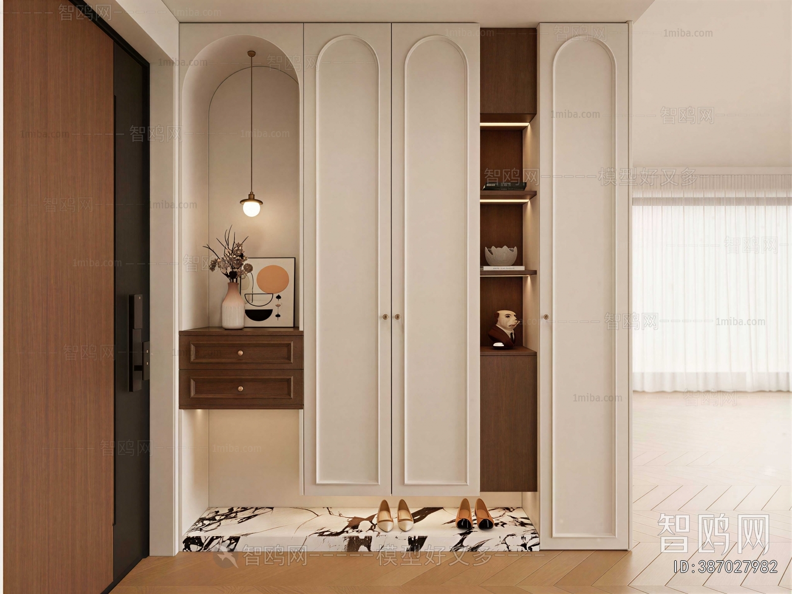 French Style Shoe Cabinet