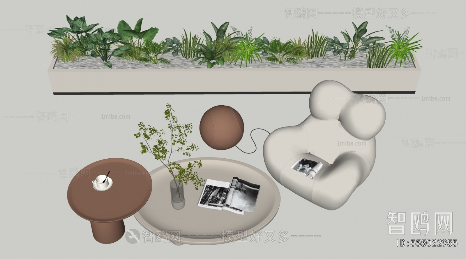 Modern Leisure Table And Chair